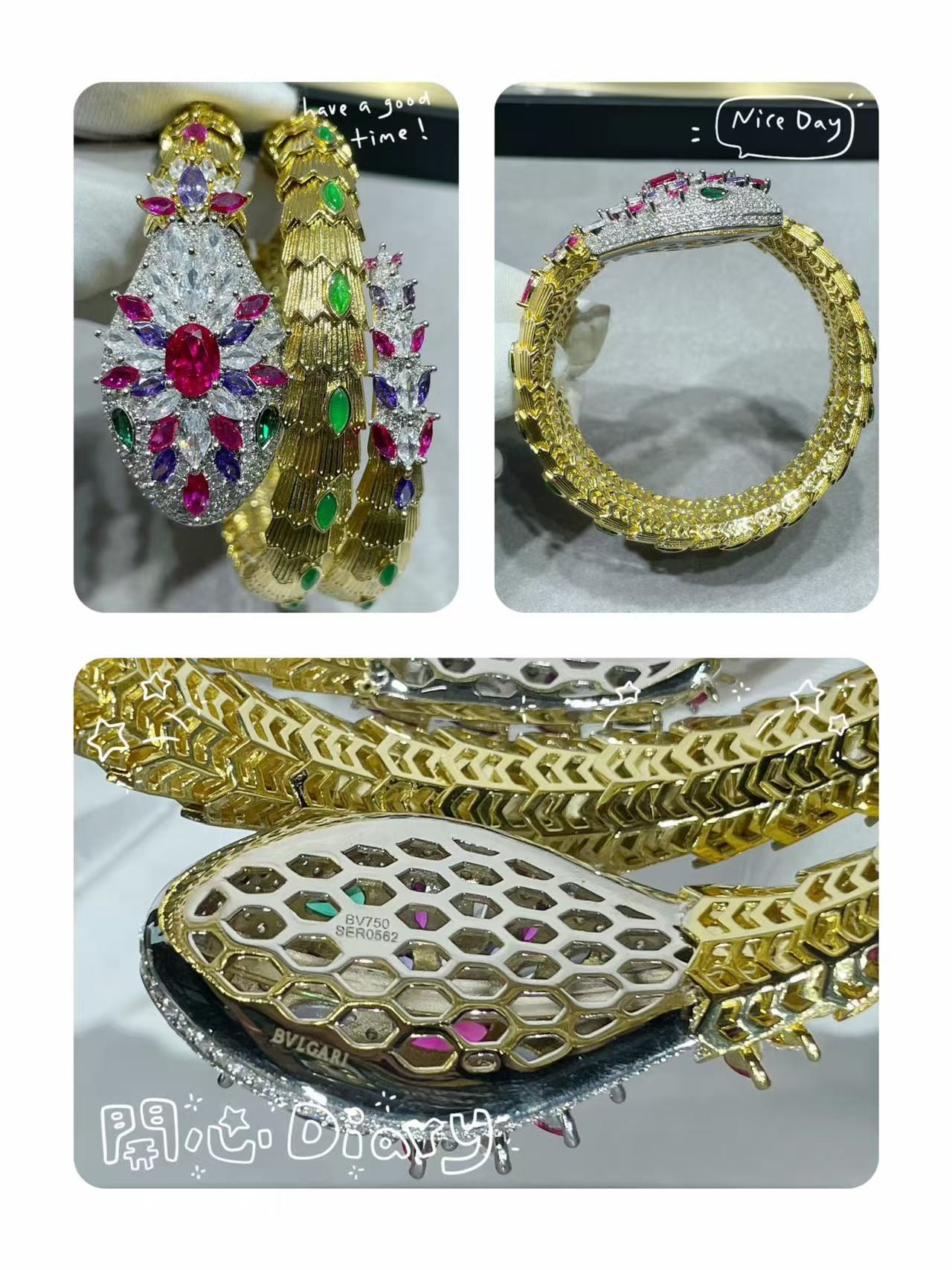 B*l*ai snake bracelet