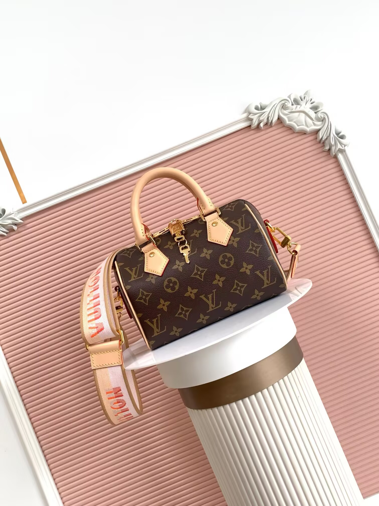 LV Speedy Bandoulière 20 M46594 20.5x13.5x12cm