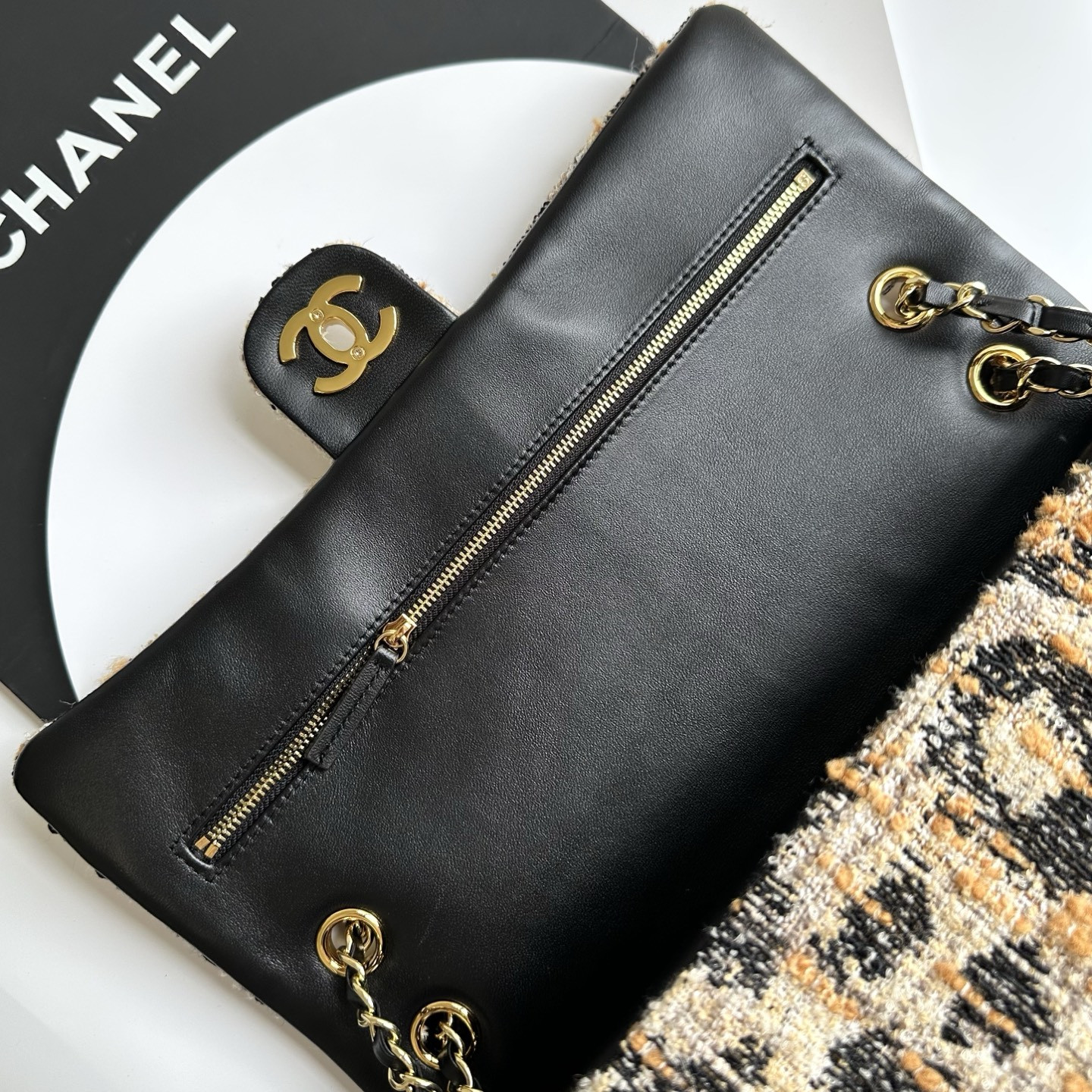 Ch*el maxi flap bag as6231 19.5x32x10cm