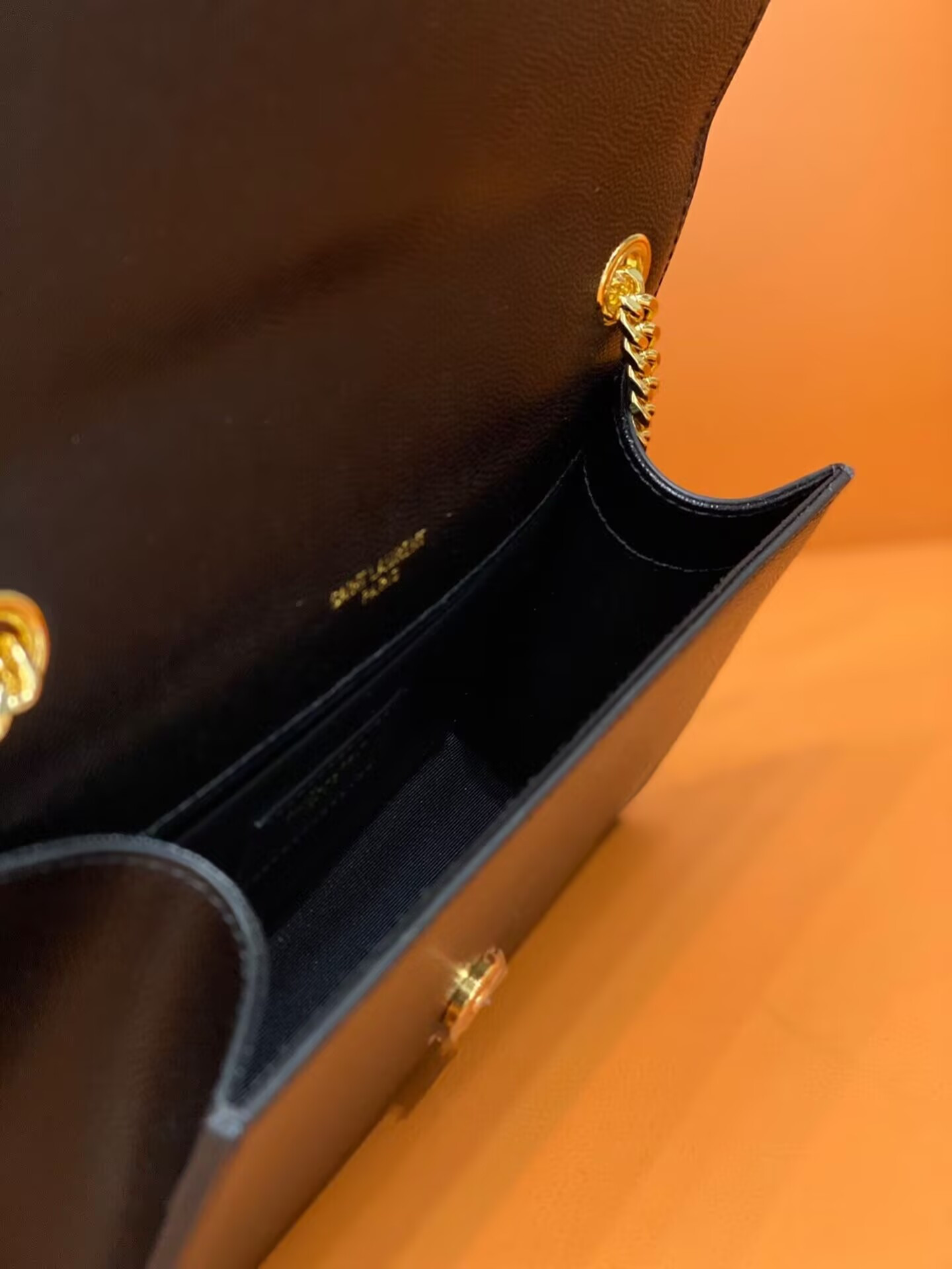 Y*L kate small in grain de poudre embossed leather 20x12.5x5cm