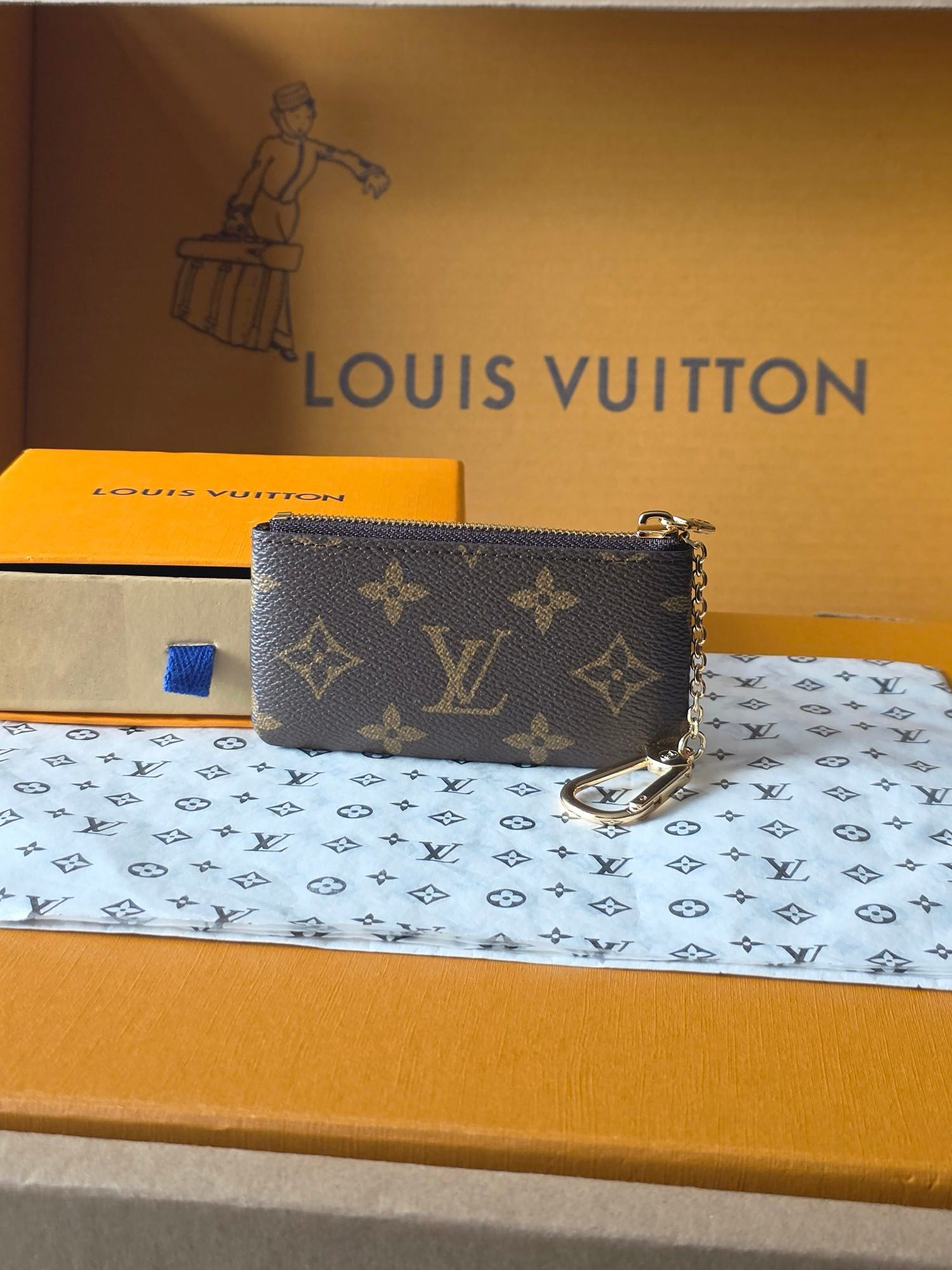 l0*is V*t0n monogram canvas key case m62650 12x7x1.5cm