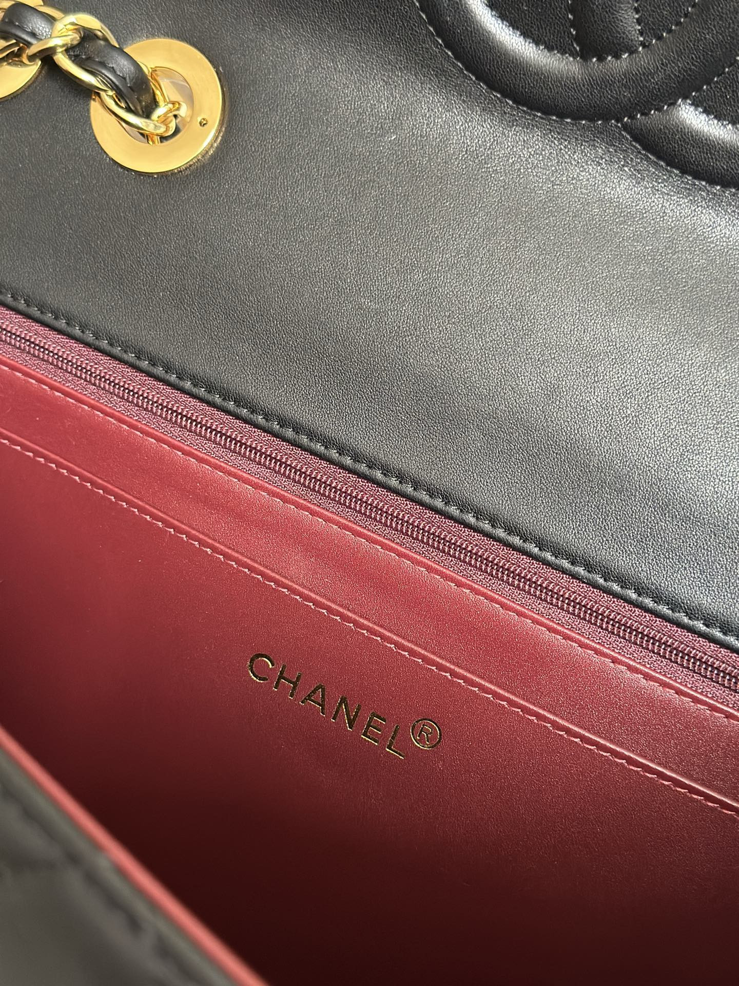 Ch*el flap bag 34x22x10cm