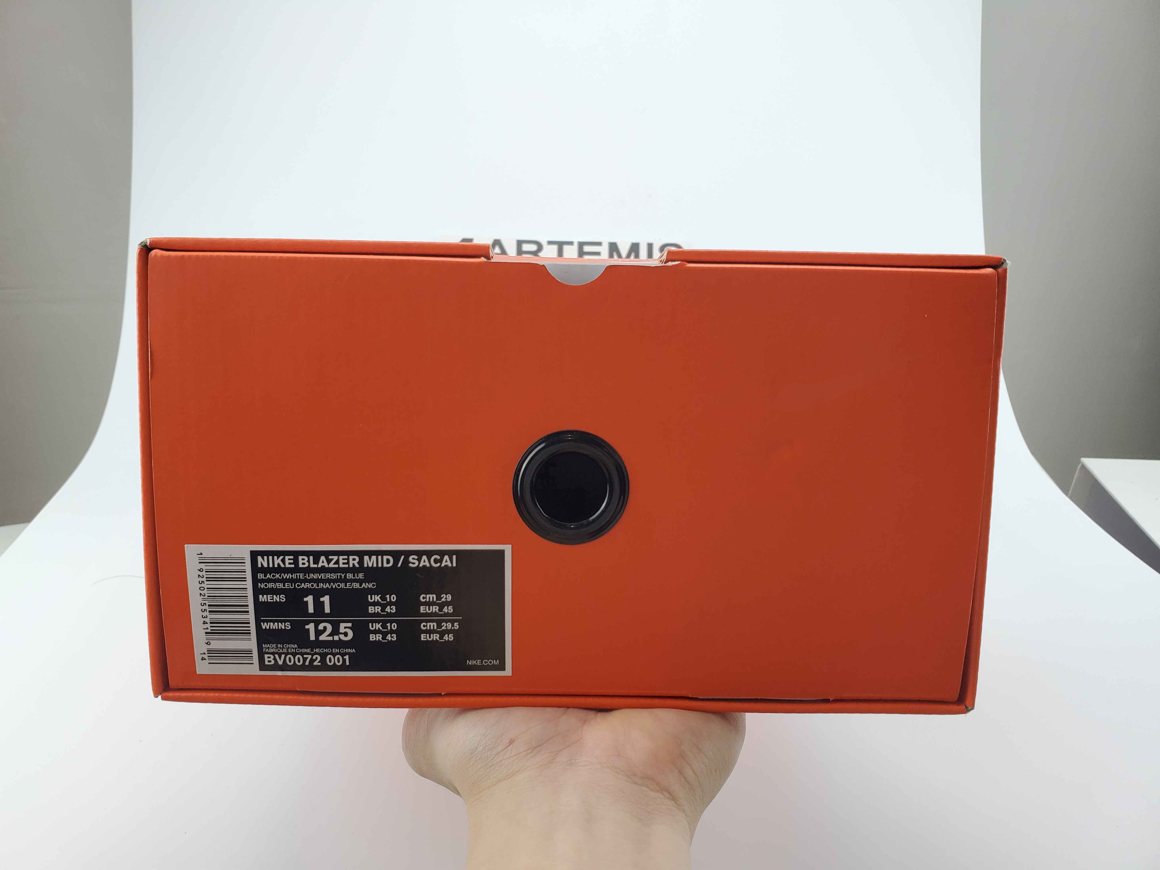 Nike Blazer High sacai White Black Legend Blue