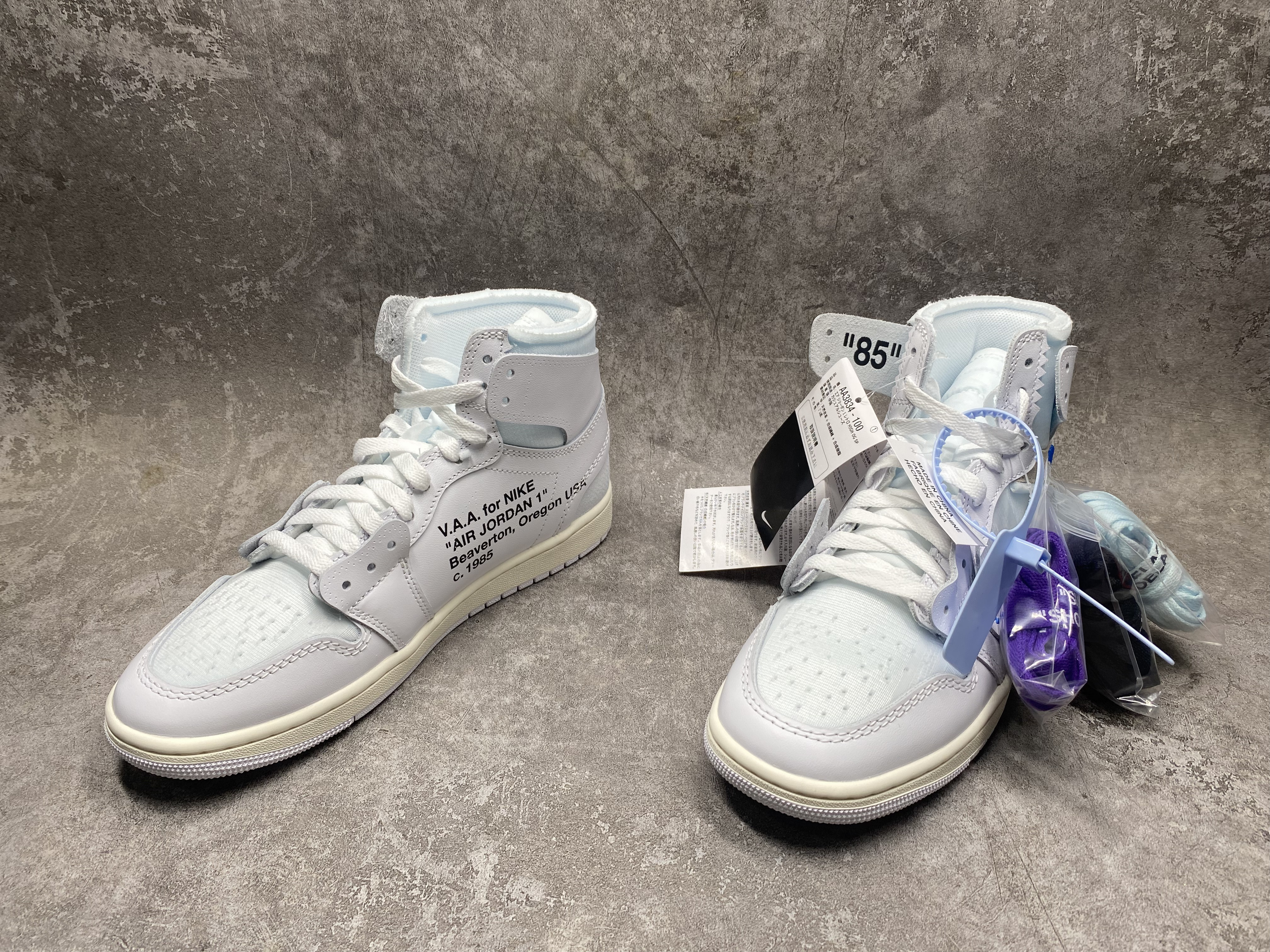 UA Air Jordan 1 High OG x Off-White