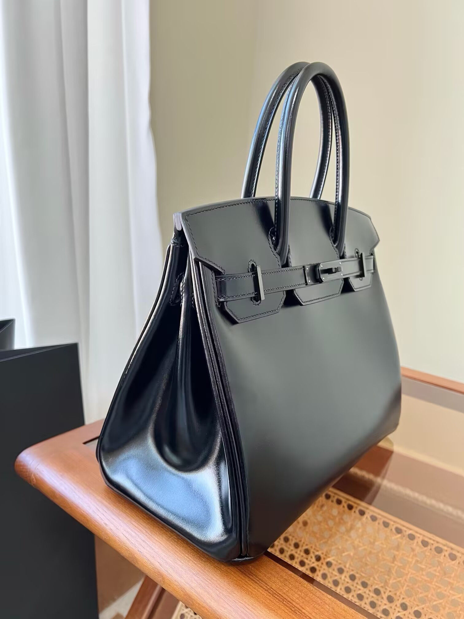 h**mes birkin 25 30 35 40 box leather matte finish hardware(cusT0mized, no exchange no return, about 20days)
