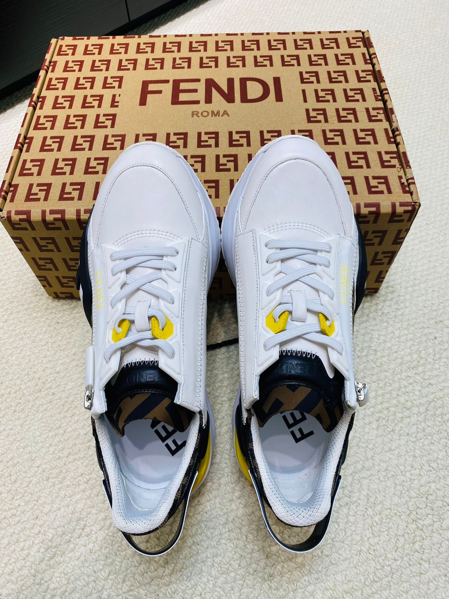 ua F**di flow sneaker(decorative box not included. photo prop only)
