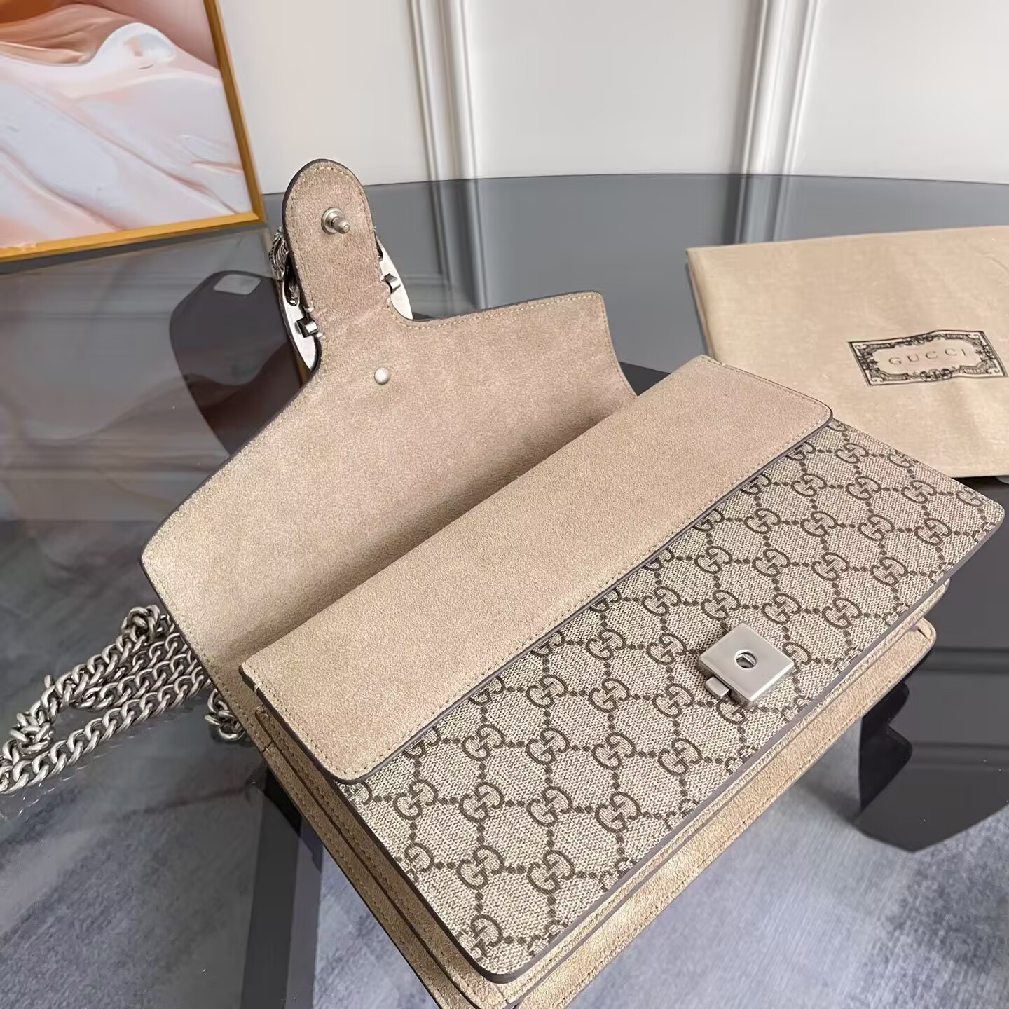 G*u*i dionysus small shoulder bag 28x18x9cm