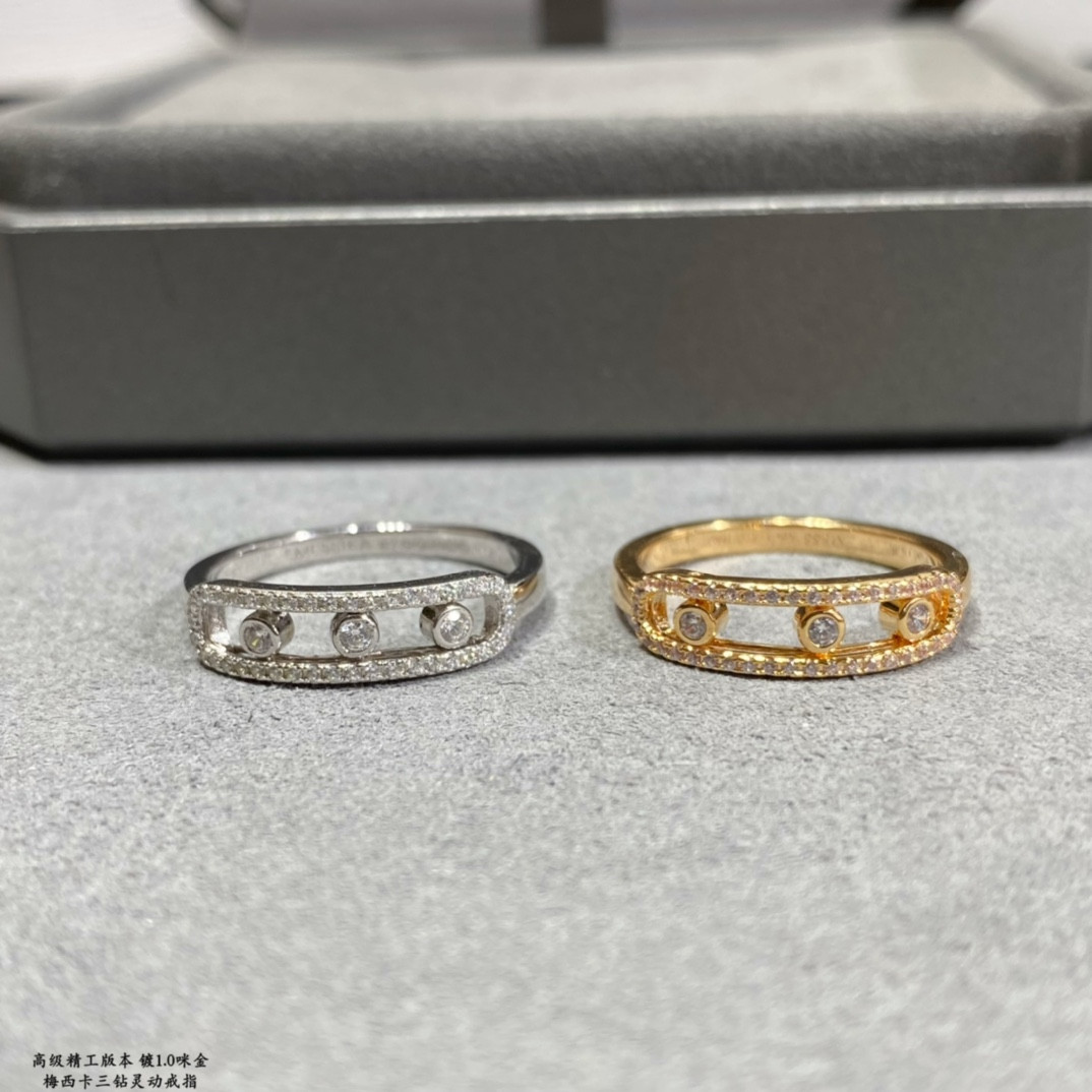 messika three Di*m*nd moving ring