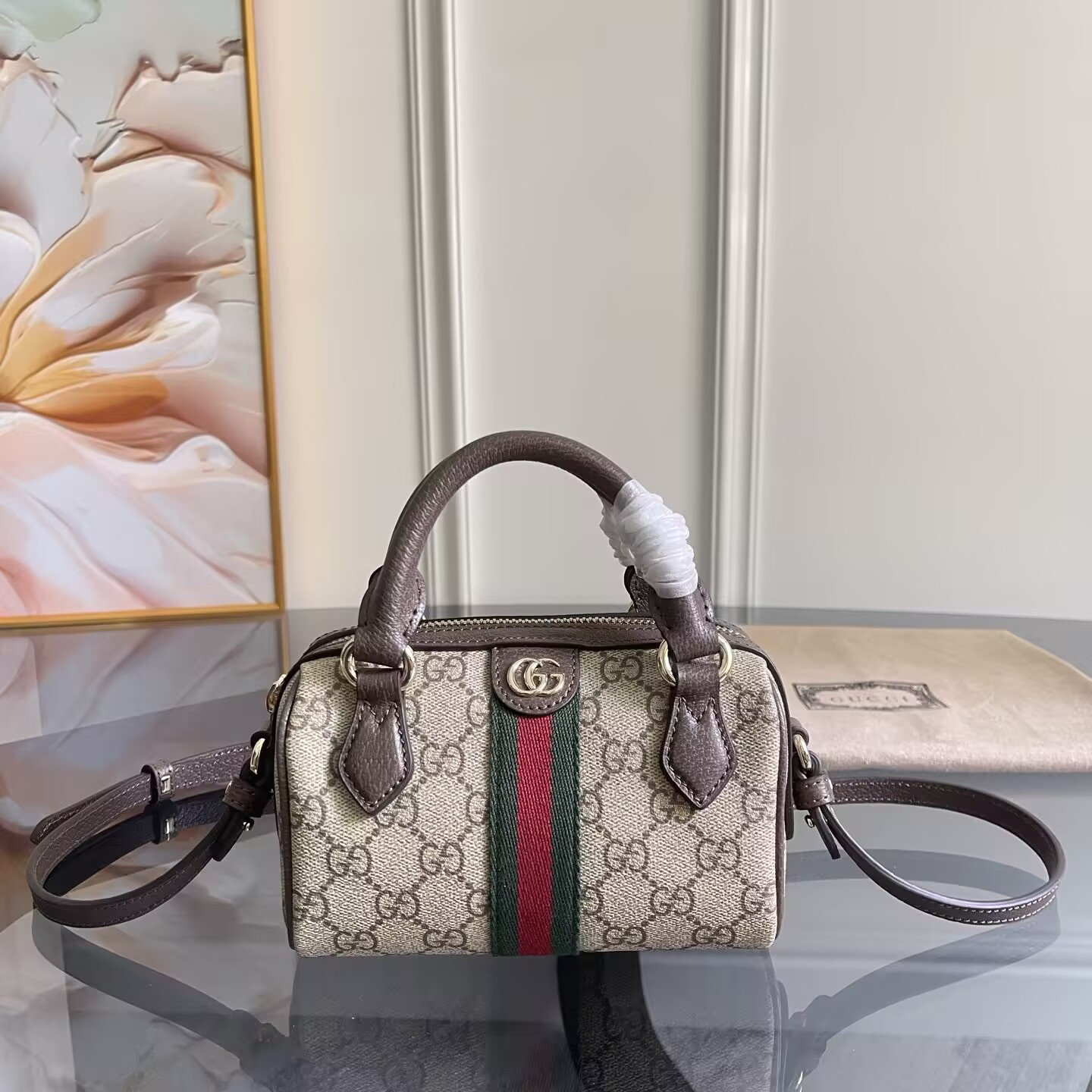 G*u*i ophidia mini boston bag 16x10x9cm