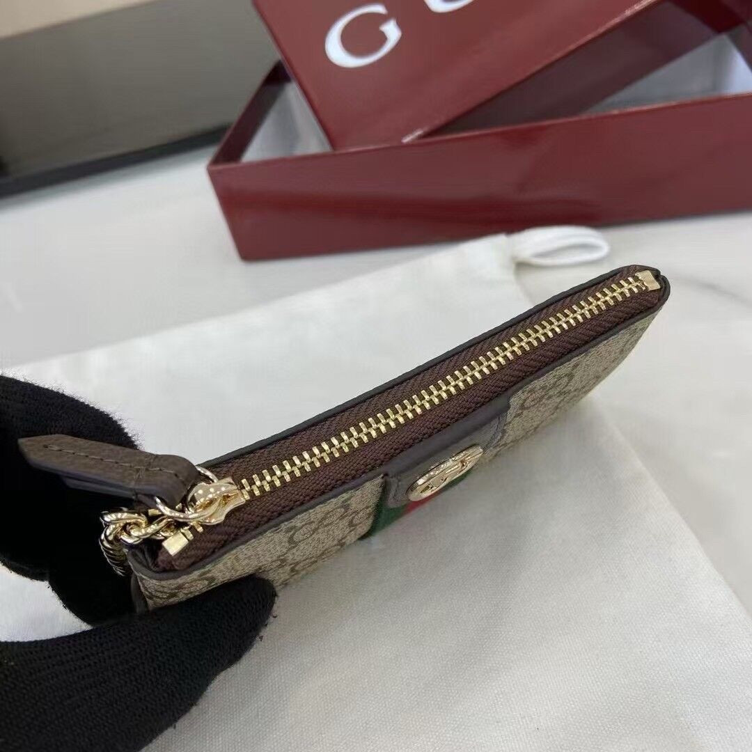 G*u*i ophidia zip key pouch