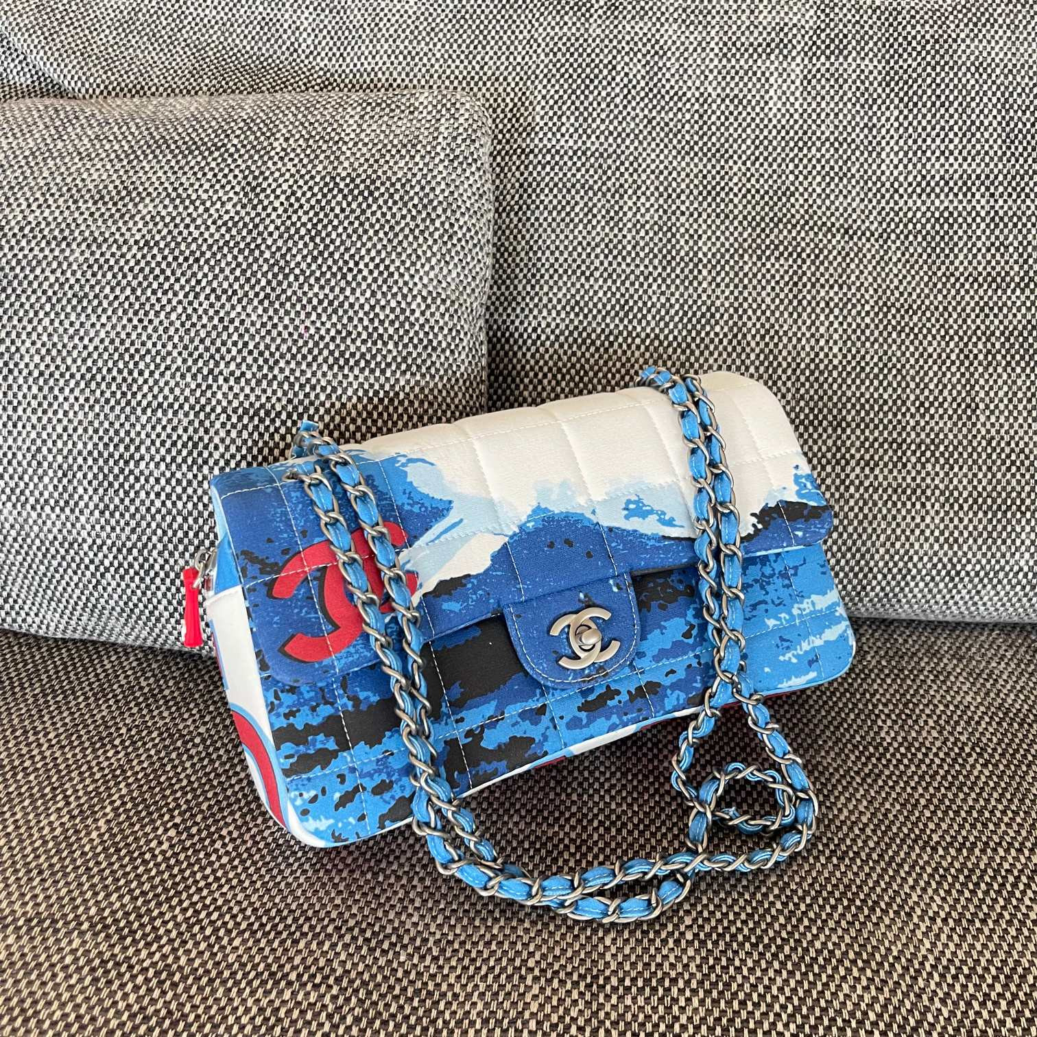 Ch*el surf line flap bag 25x15x6cm