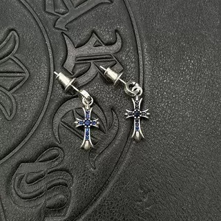 Ch**me He**ts cross earrings