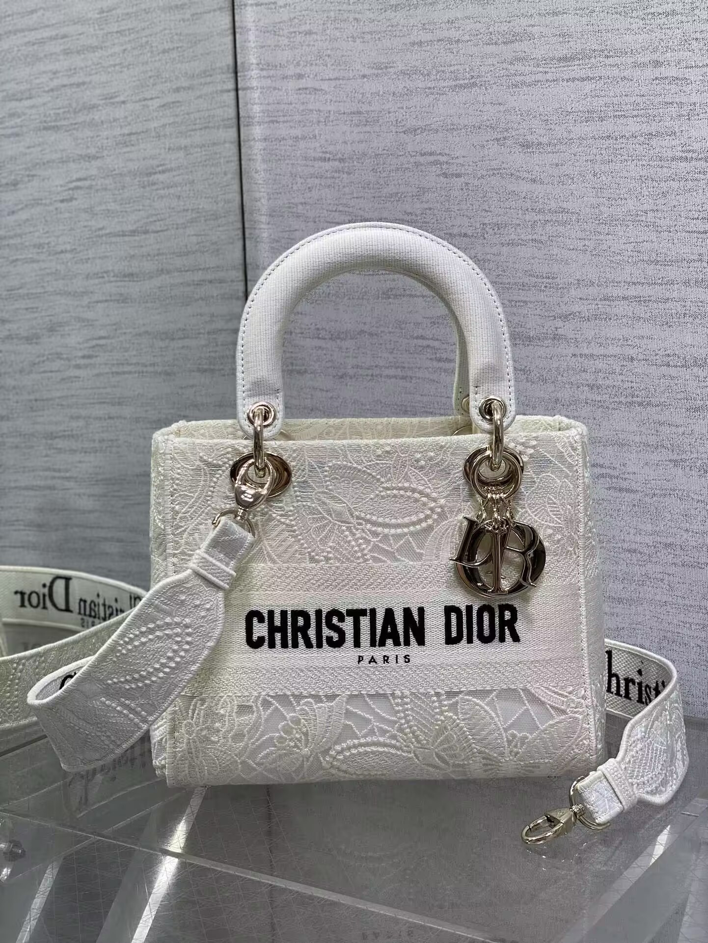 D*or medium lady d-lite bag 24x20x11cm