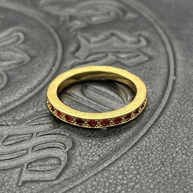 Ch**me He**ts 3mm cross ring