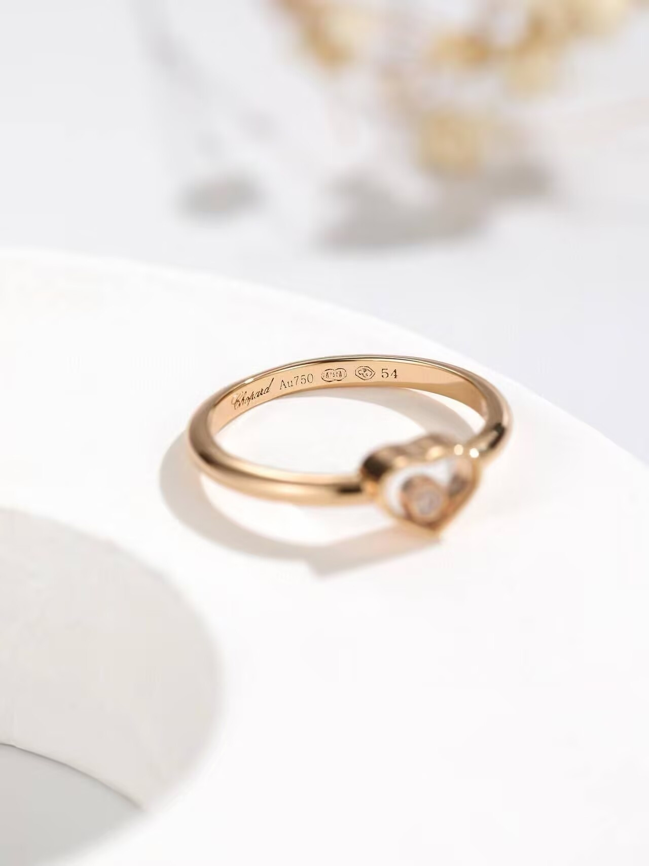 Ch0pard my happy heart di*m*nd ring