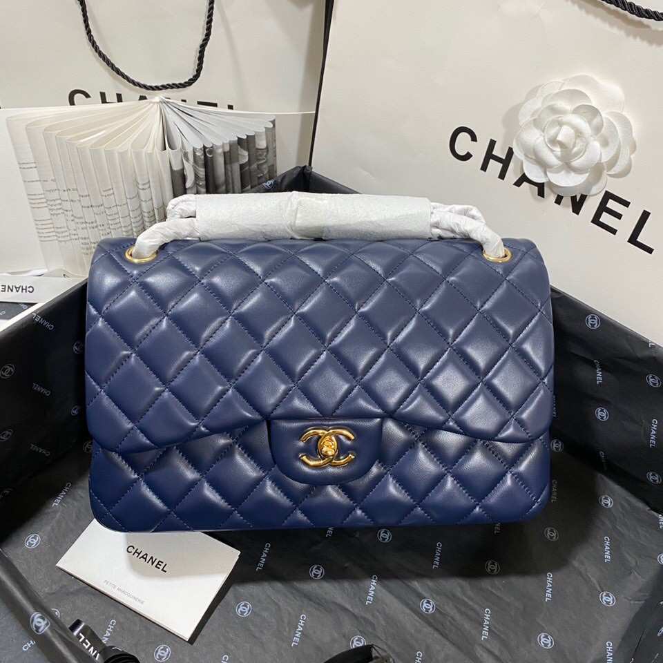 Ch*el classic flap jumbo 30cm cf 19.5×30×10cm