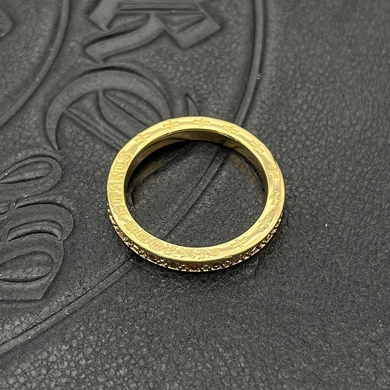 Ch**me He**ts 3mm cross ring