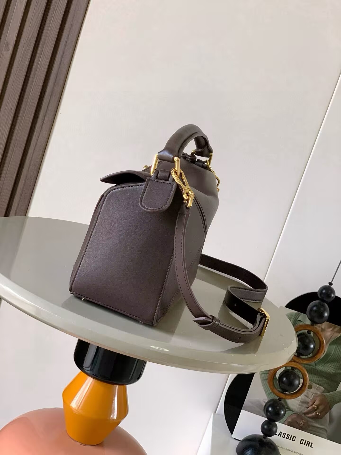 L0ew* small featherlight puzzle bag in nappa lambskin 16.5x24x10.5cm