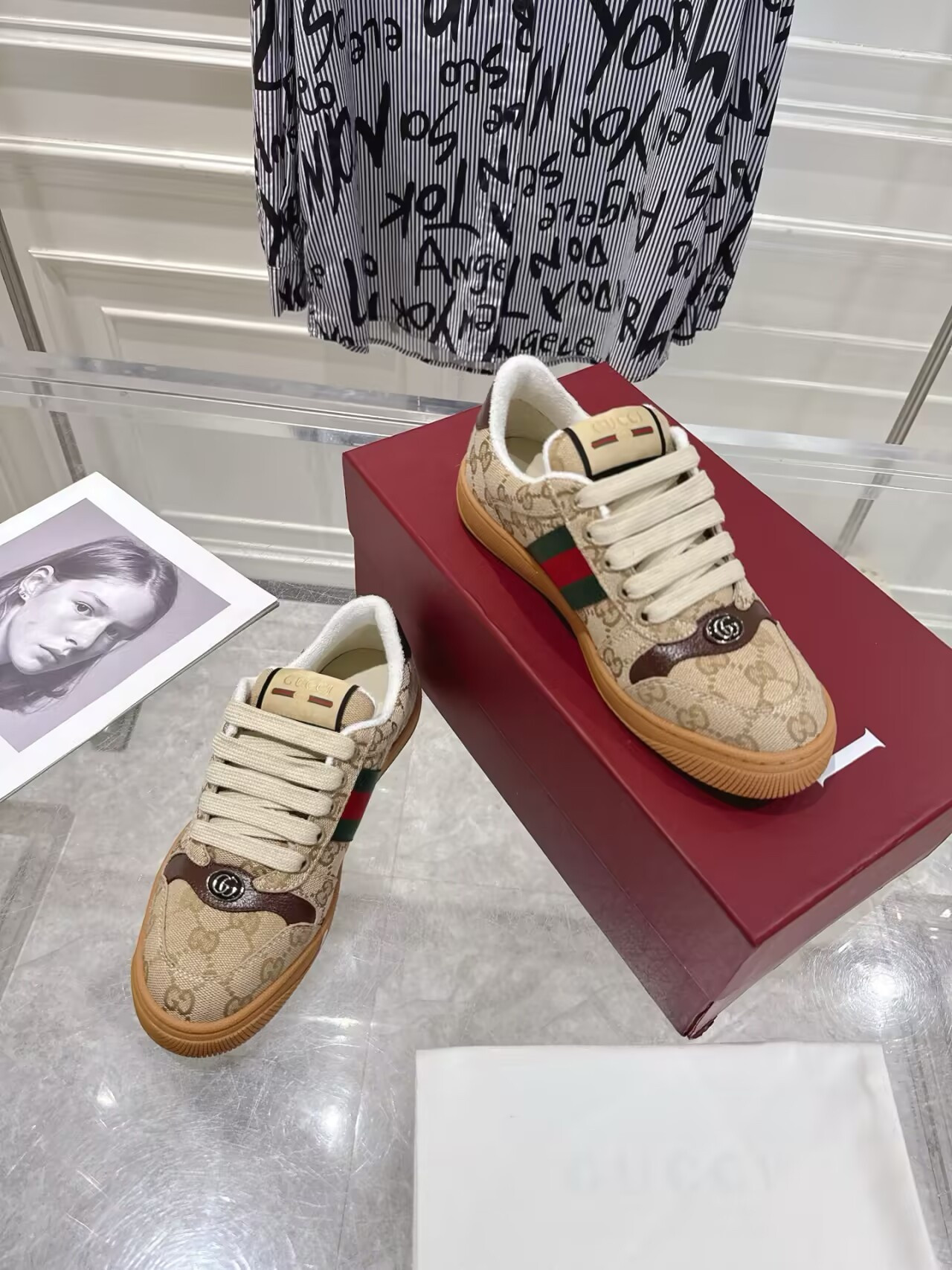 ua G*u*i screener sneakers