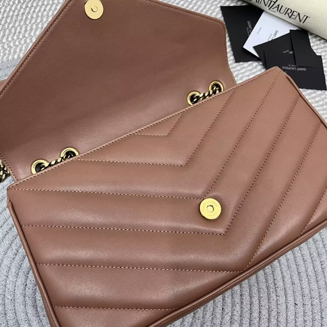 Y*L loulou medium in matelassÉ lambskin 29x17x8cm