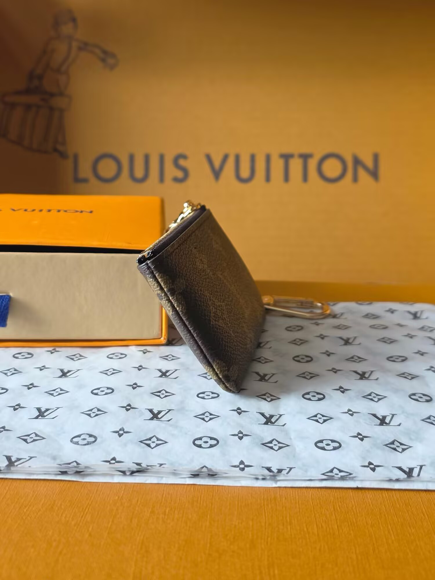 l0*is V*t0n monogram canvas key case m62650 12x7x1.5cm