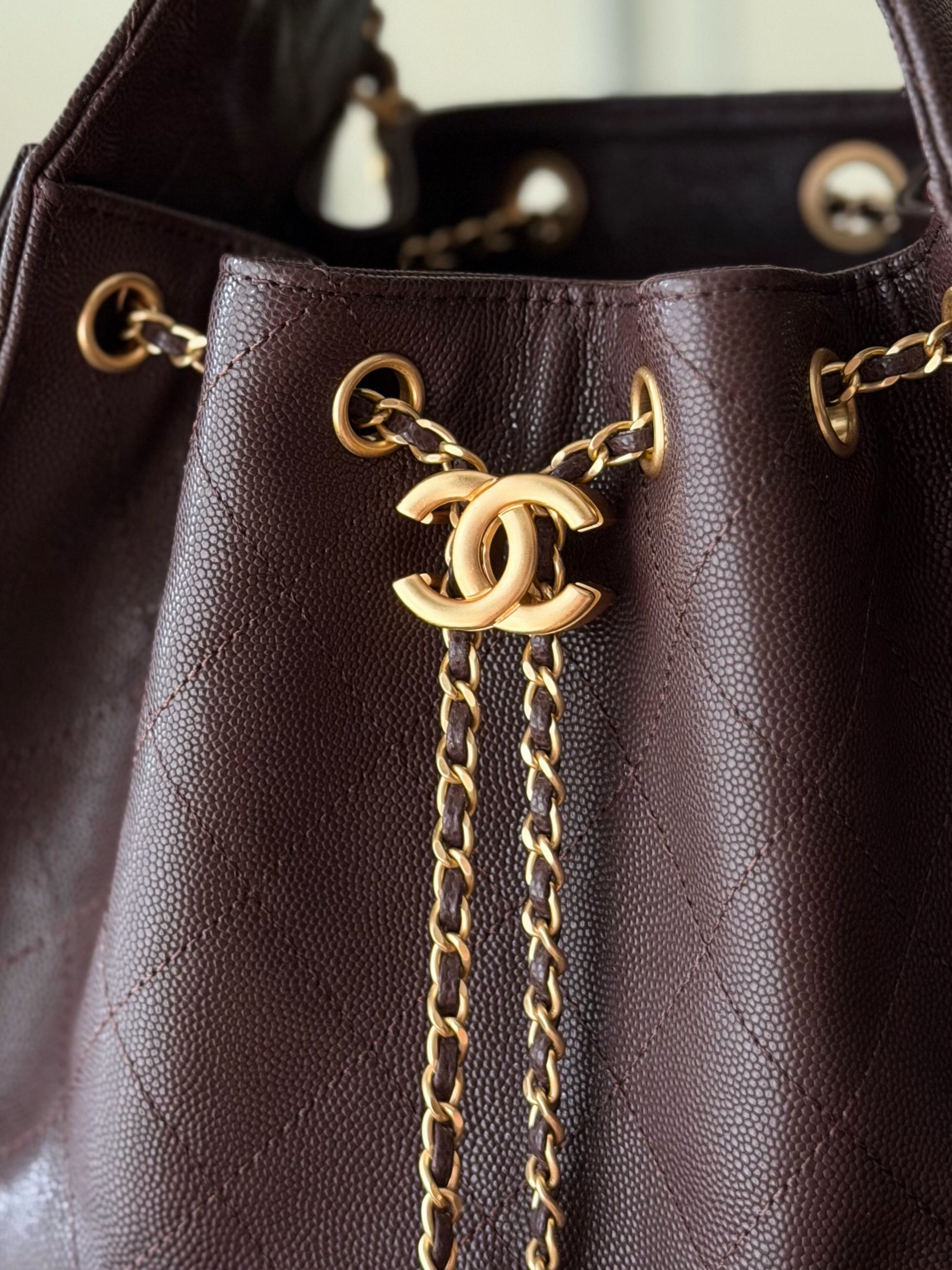 Ch*el 25c bucket bag as5293 26x30x14cm