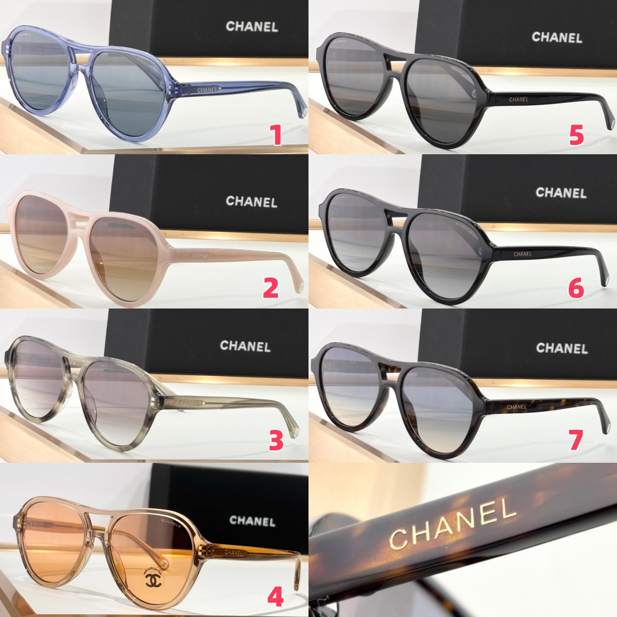 Ch*el glasses ch5552u 56-19-145