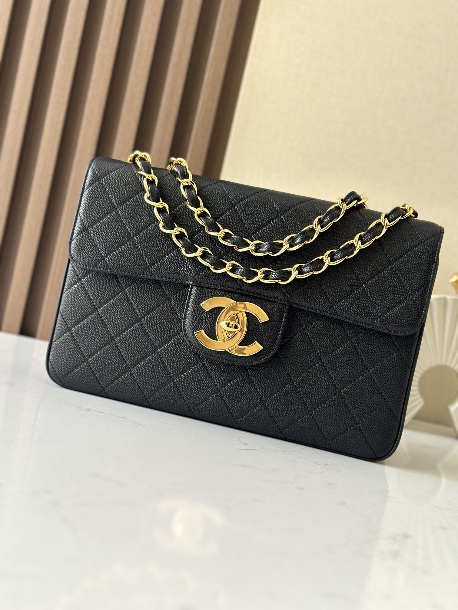 Ch*el flap bag 30x21x8cm