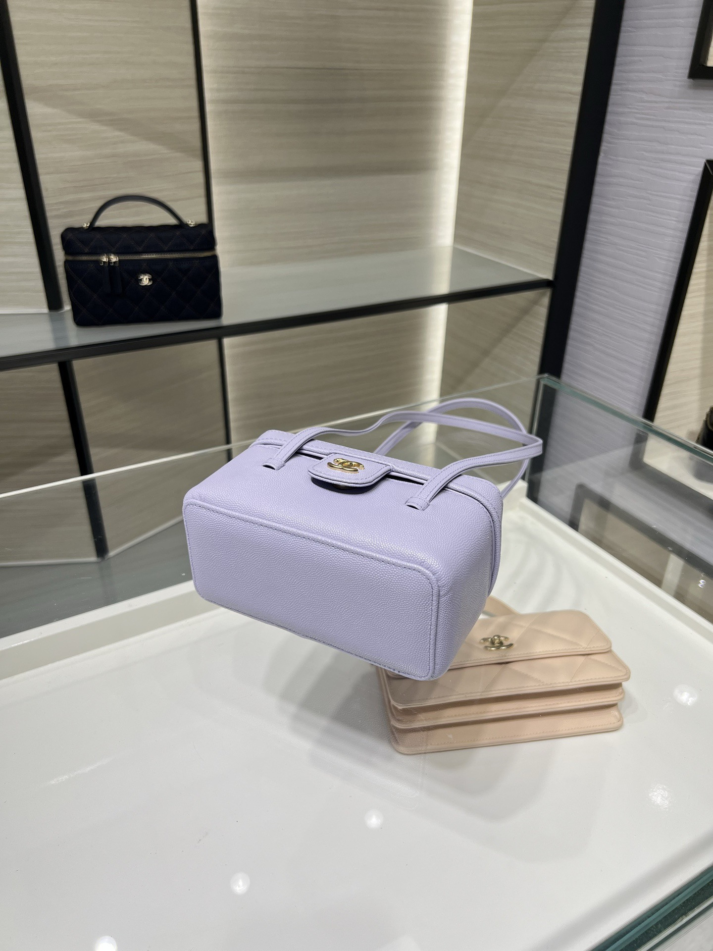 Ch*el preppy coco long box bag ap5067 17x9.5x8cm