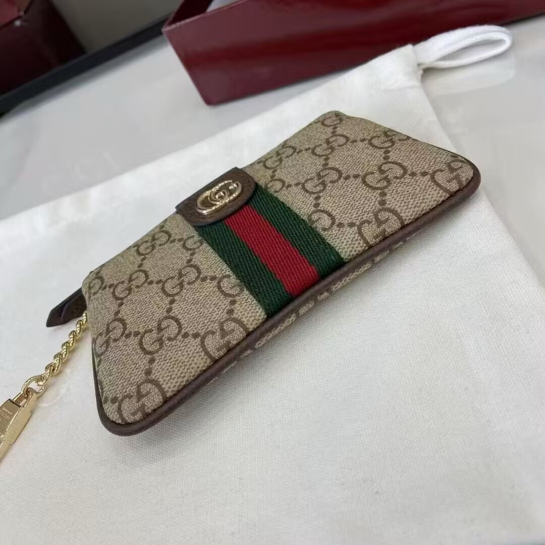 G*u*i ophidia zip key pouch
