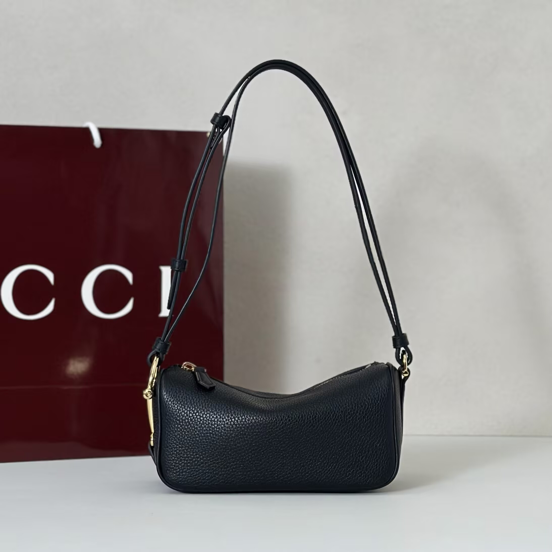 G*u*i half horsebit mini bag 19.5x10x8cm
