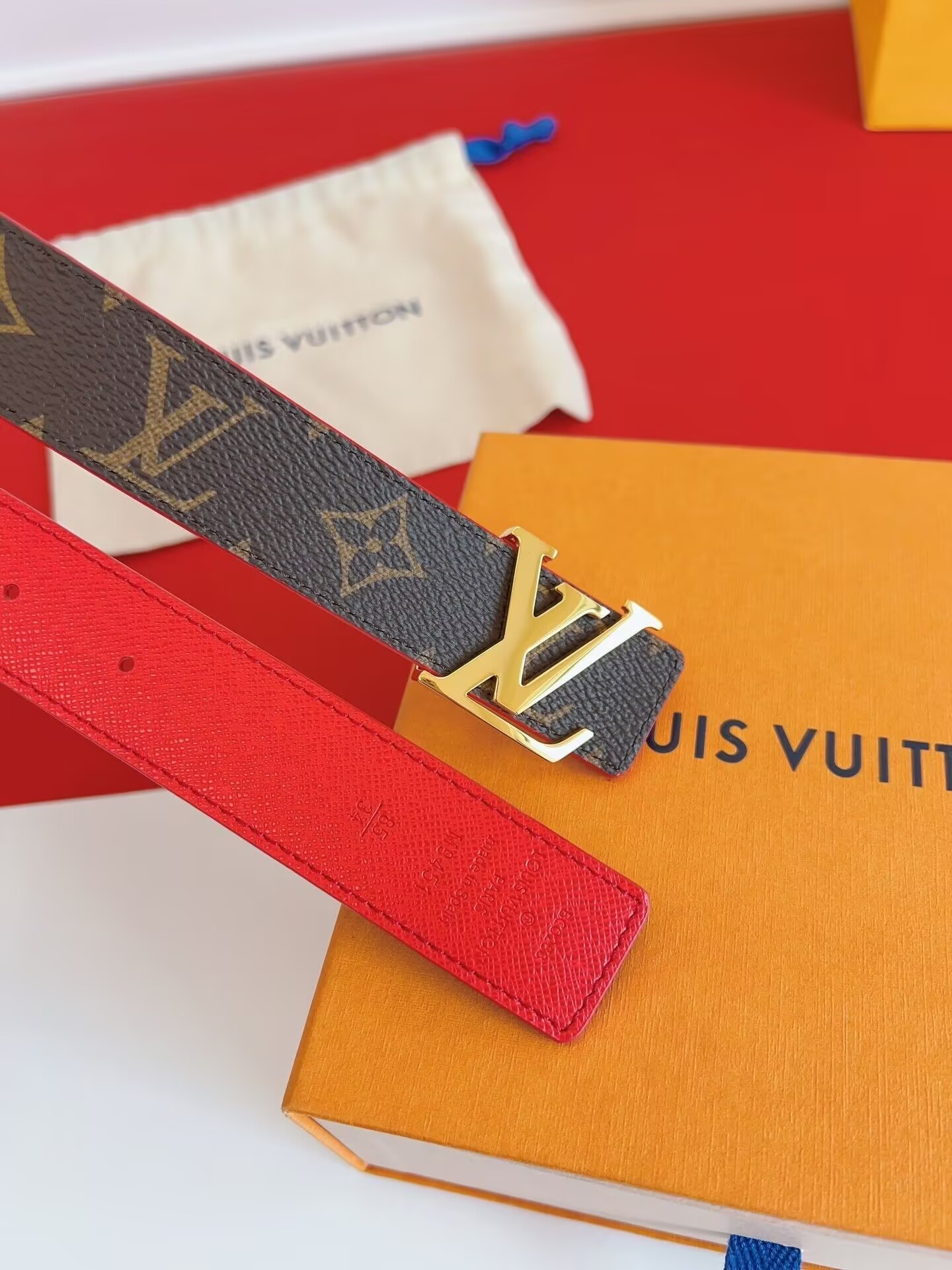 LV Initiales 30mm Reversible Belt