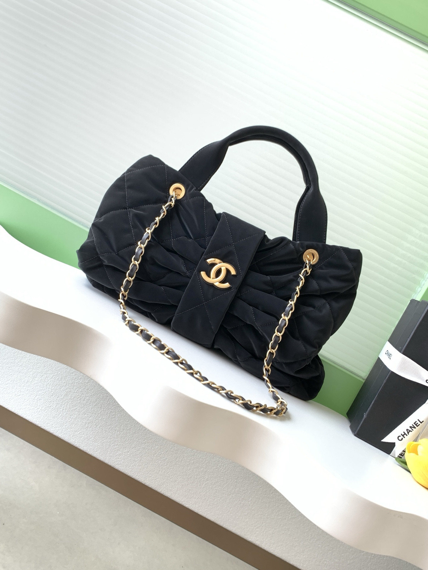 Ch*el bow bag 29x38x5cm