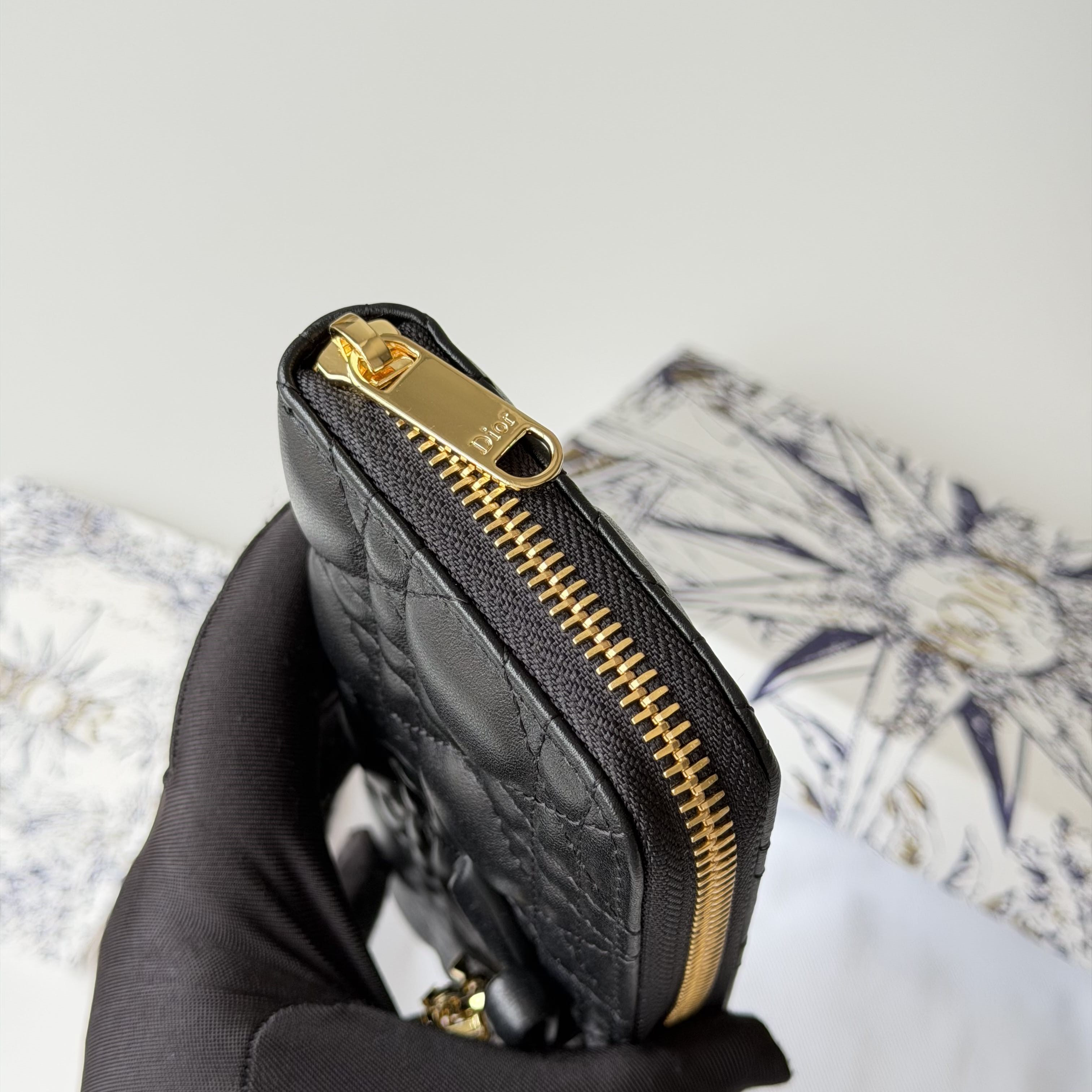 D*or promenade voyageur slim wallet 19x10.5x2.5cm