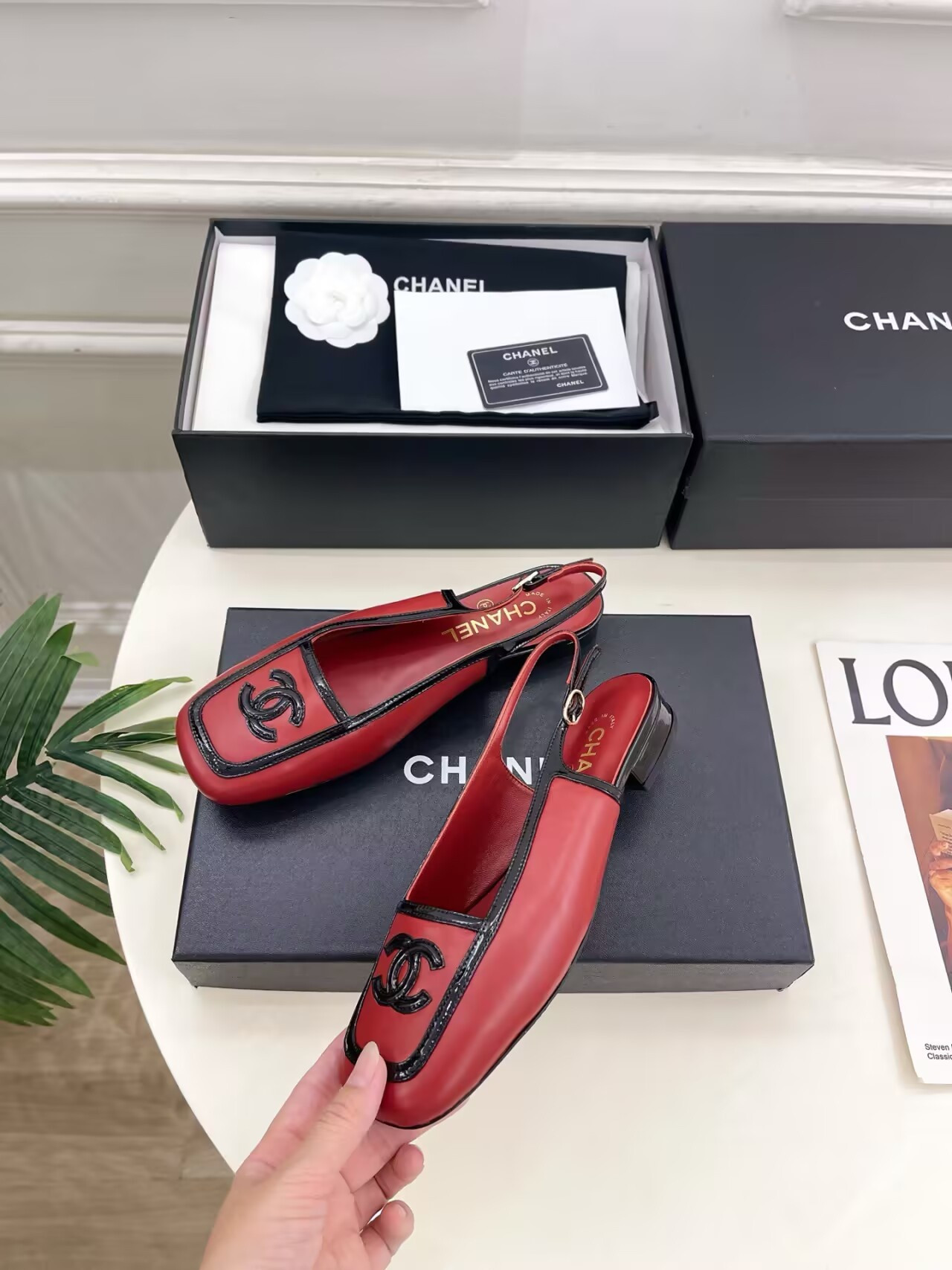 ua Ch*el slingbacks