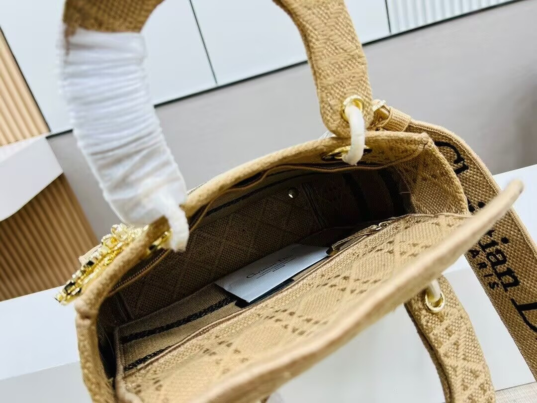 D*or medium lady d-lite bag 24x20x11cm