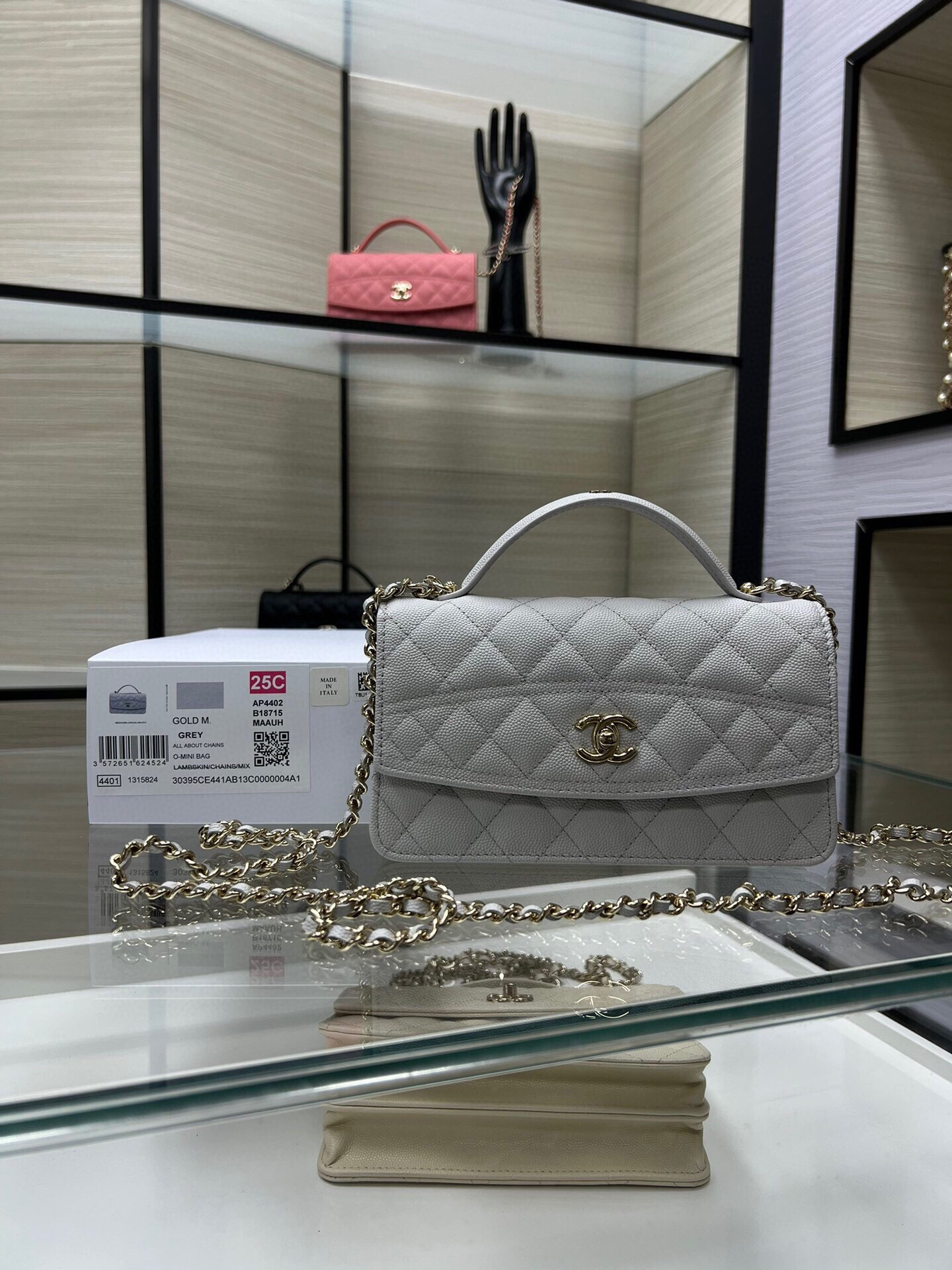 Ch*el mini coco handle bag ap4402 19x11x6cm