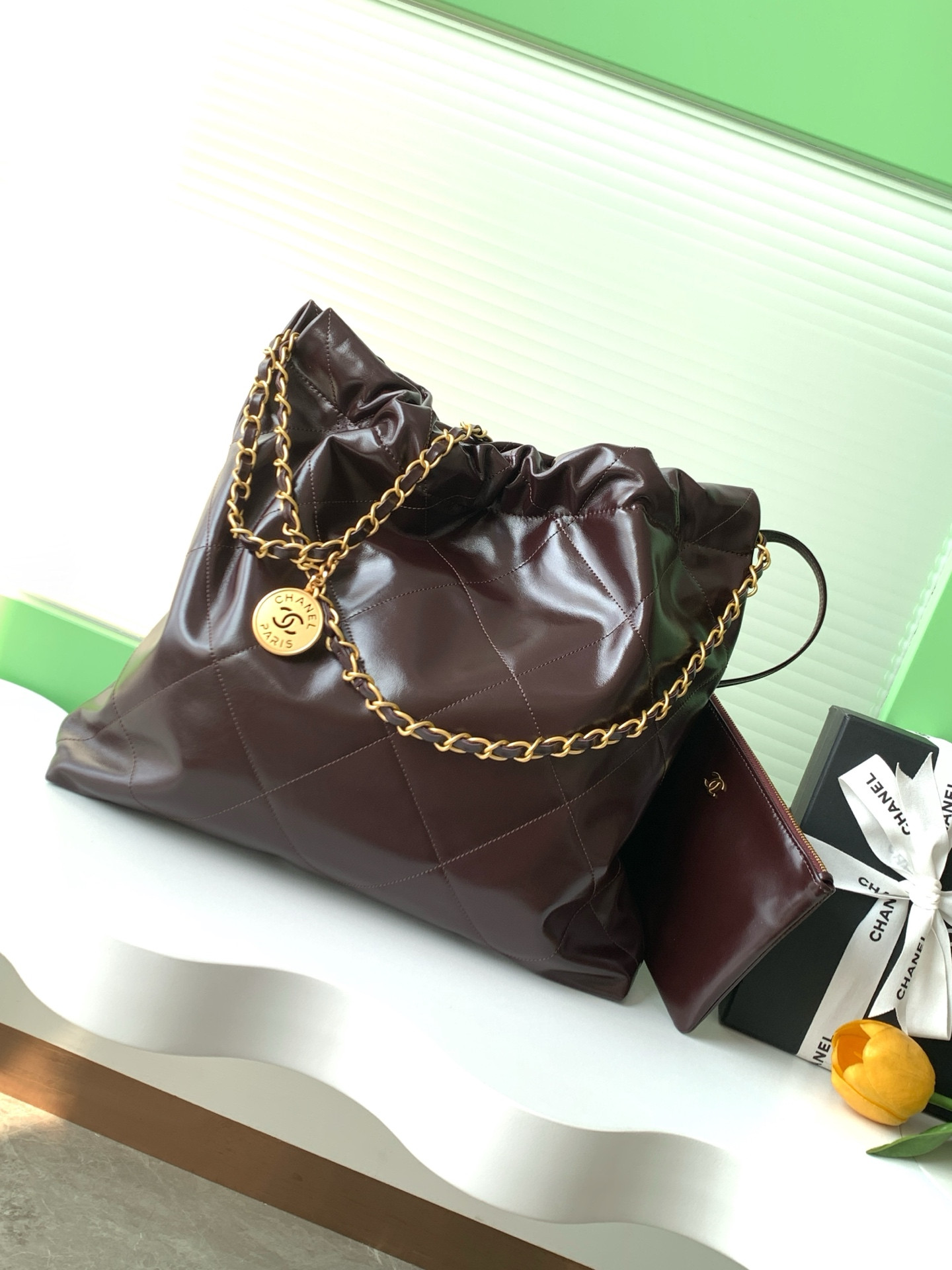 Ch*el 22 handbag as3261 39×42×8 cm