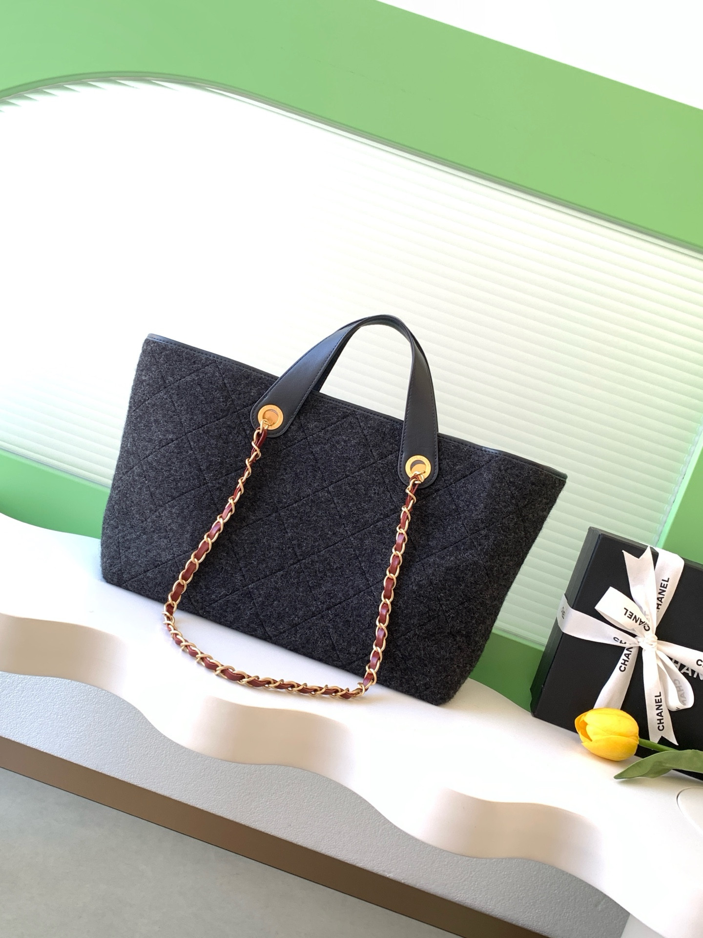 Ch*el shopping bag 26x44x13cm