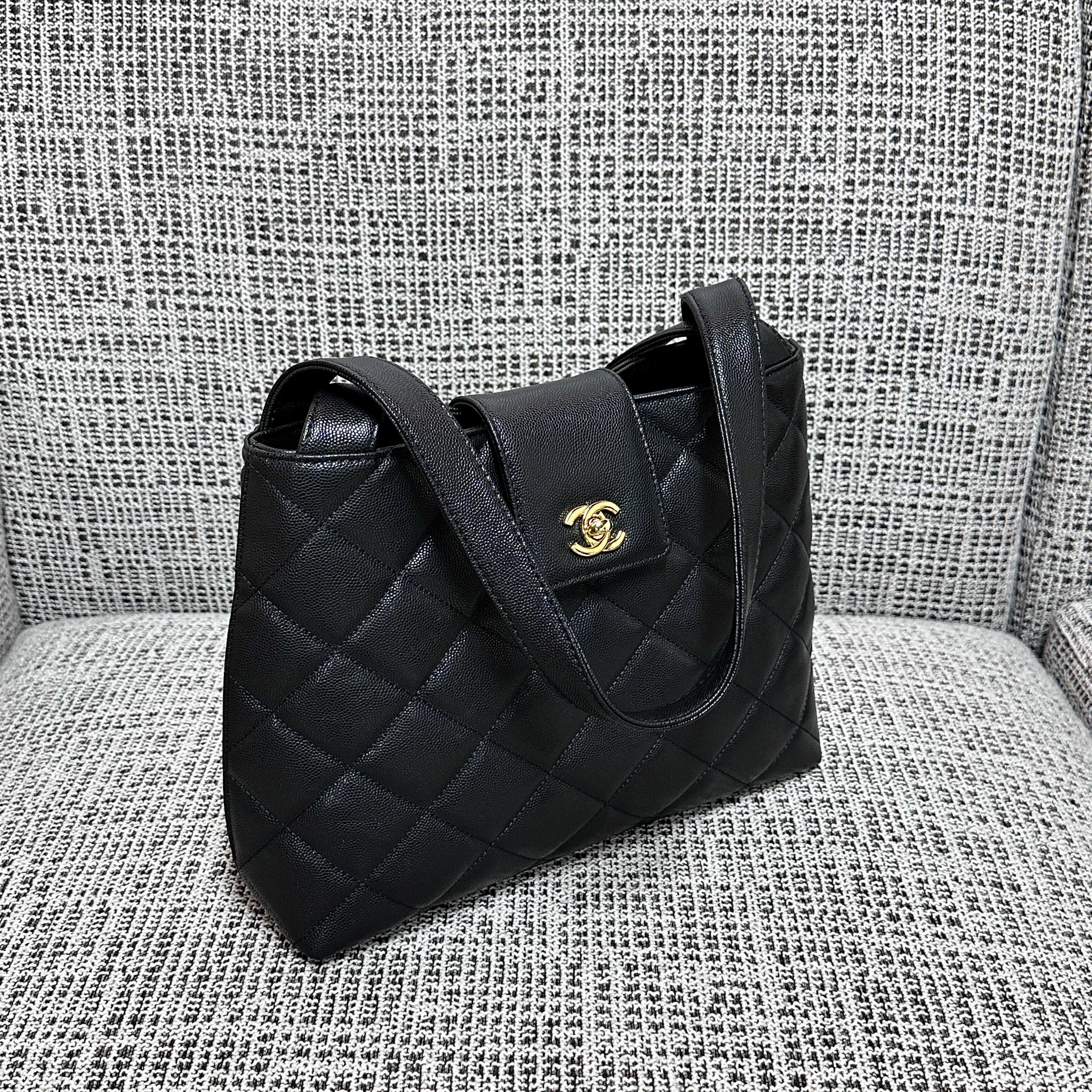Ch*el shoulder tote bag 29x10x23.5cm