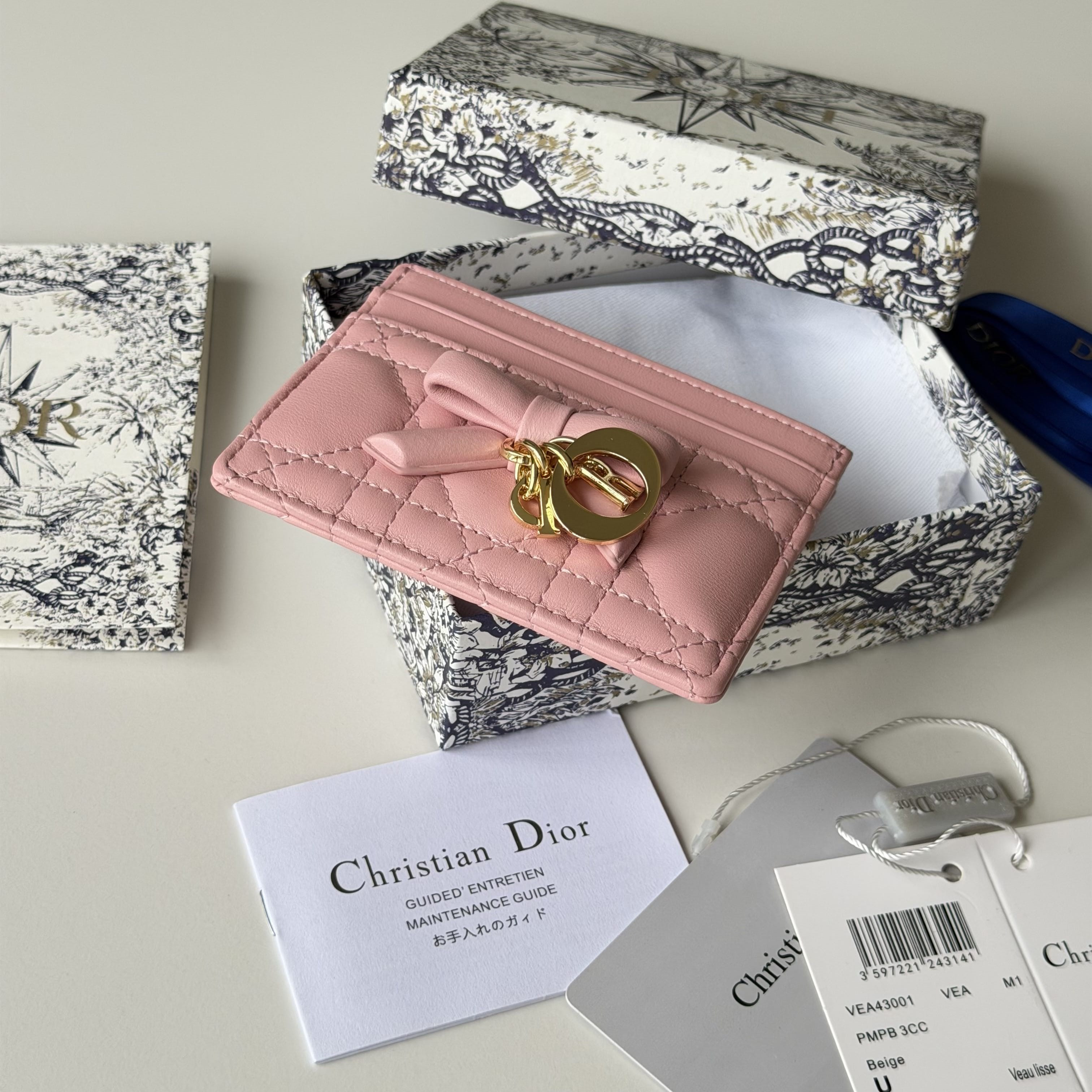 D*or lady freesia card holder 10.5 x 8 x 0.5 cm