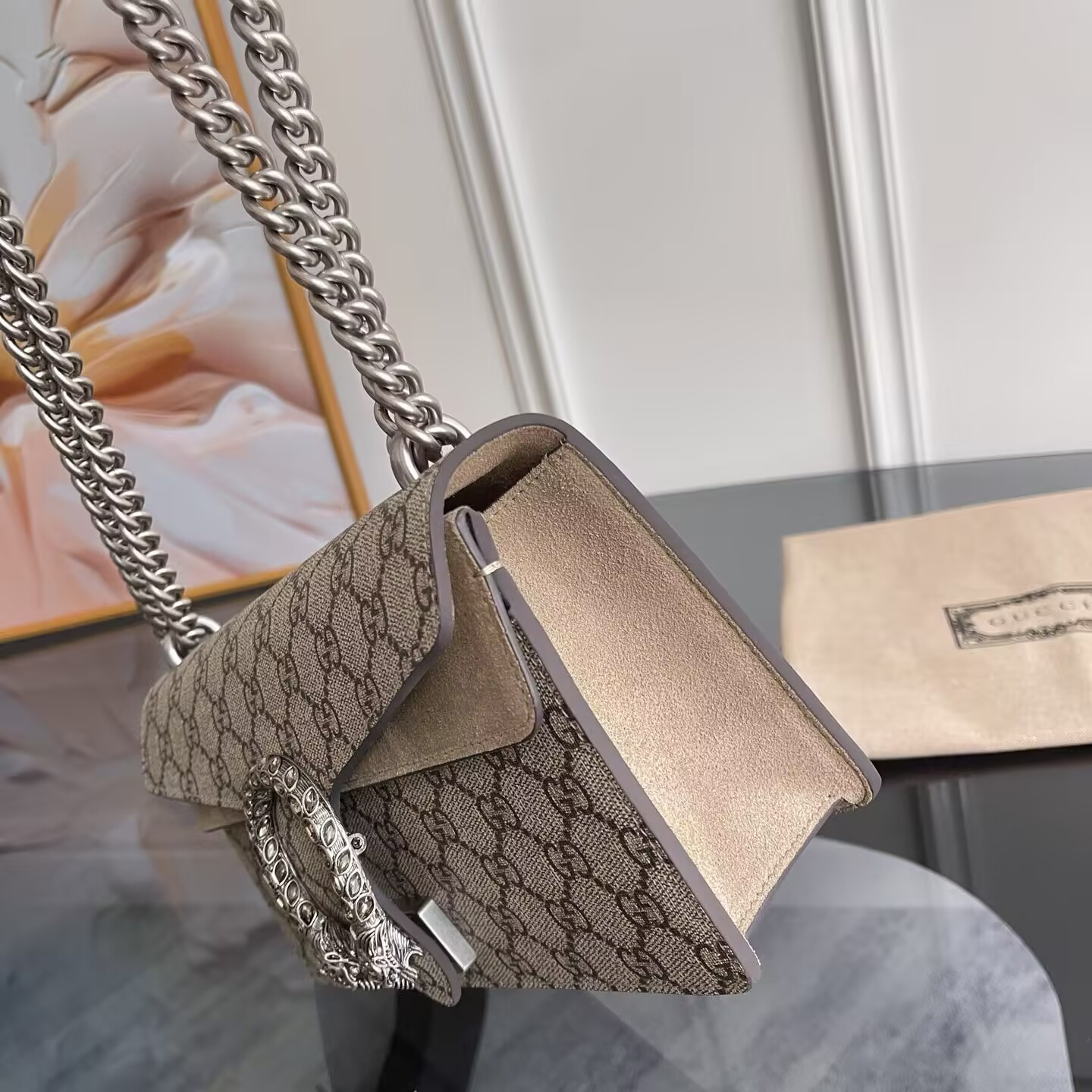 G*u*i dionysus shoulder bag 25x13.5x7cm