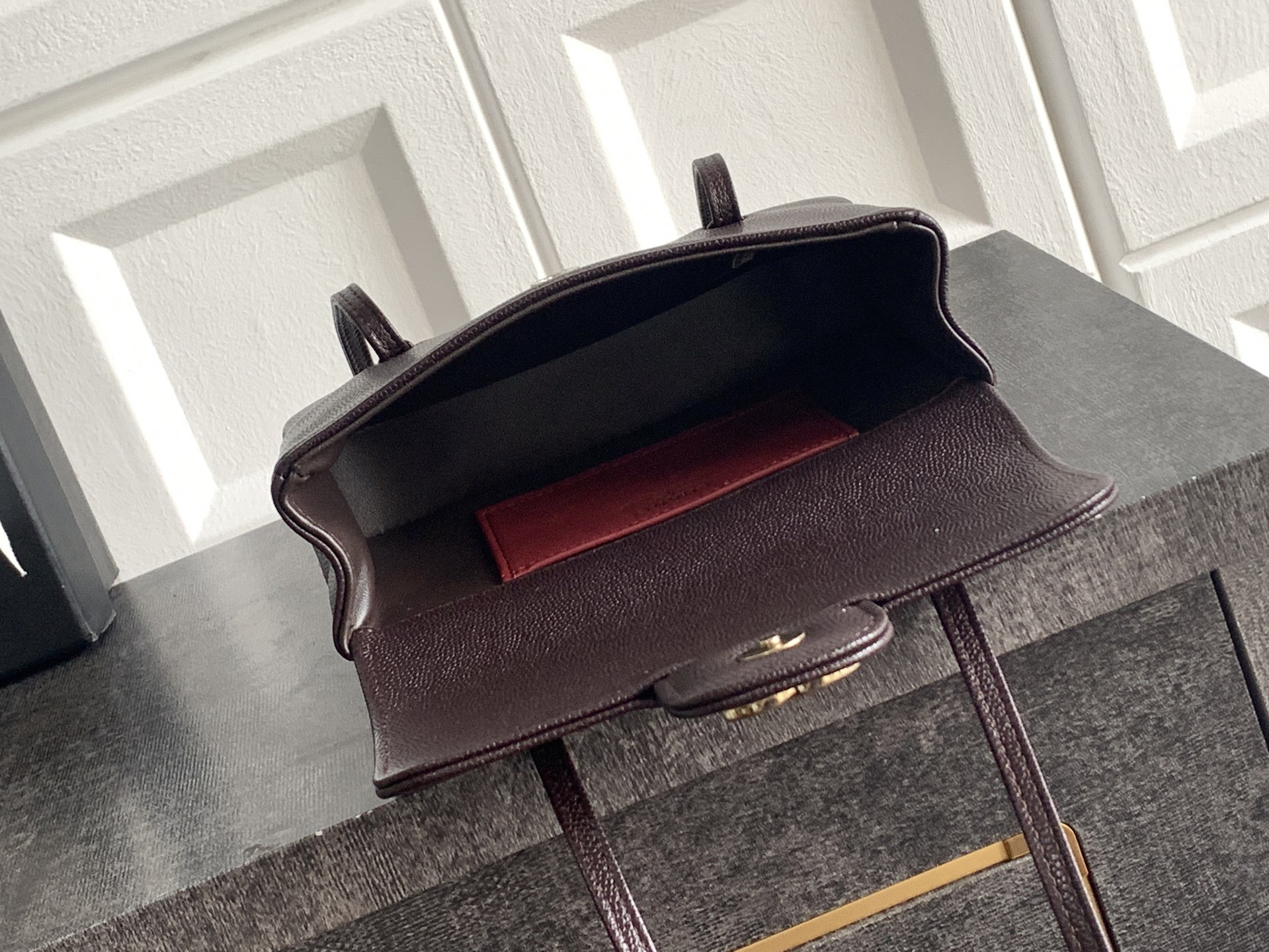 Ch*el flap bag 11.5x17x5cm