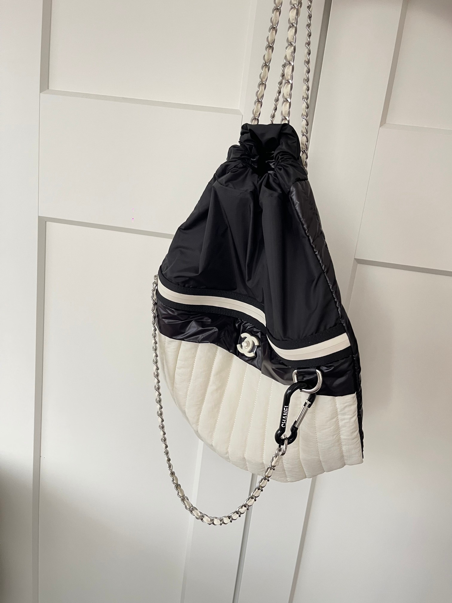 Ch*el nylon backpack 44x35cm