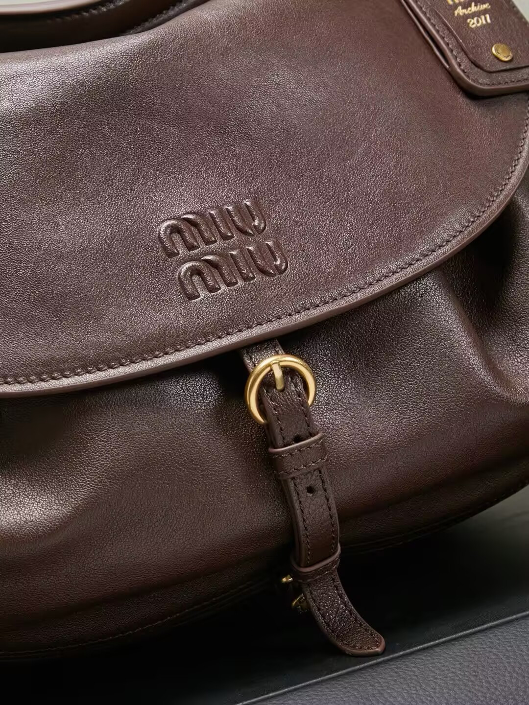 M1v M1v rendez-vous leather bag 33x39.5x15cm
