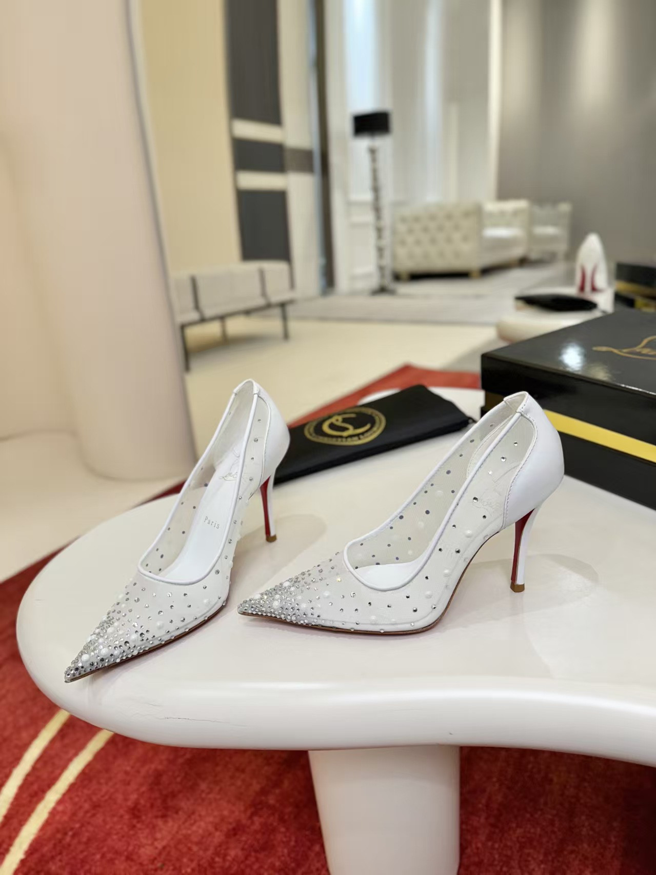ua Ch**an louboutin miss z degrastrass perla pumps