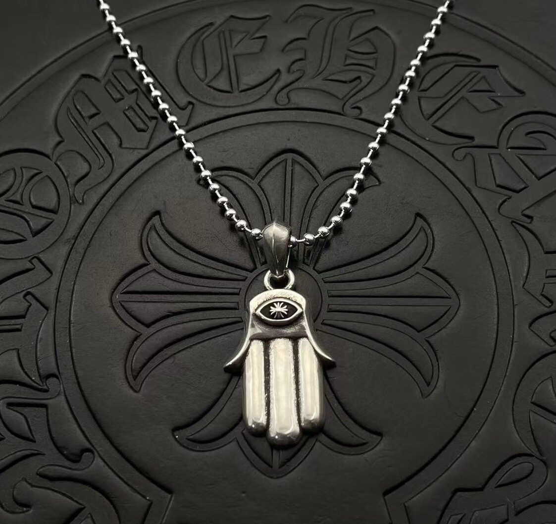 Ch**me He**ts moon goddess hand necklace