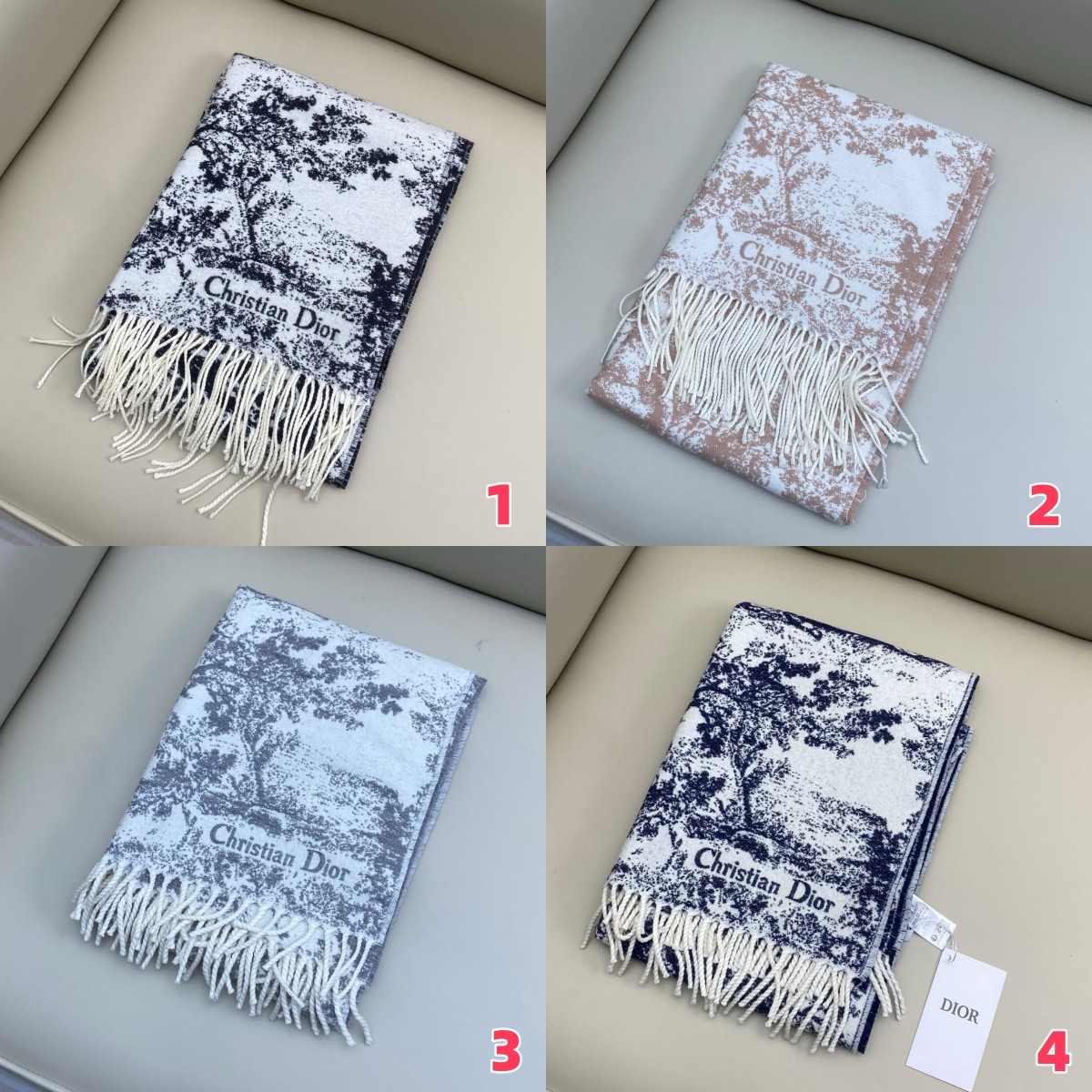 D*or scarf 200x45cm 59% cashmere 41% wool