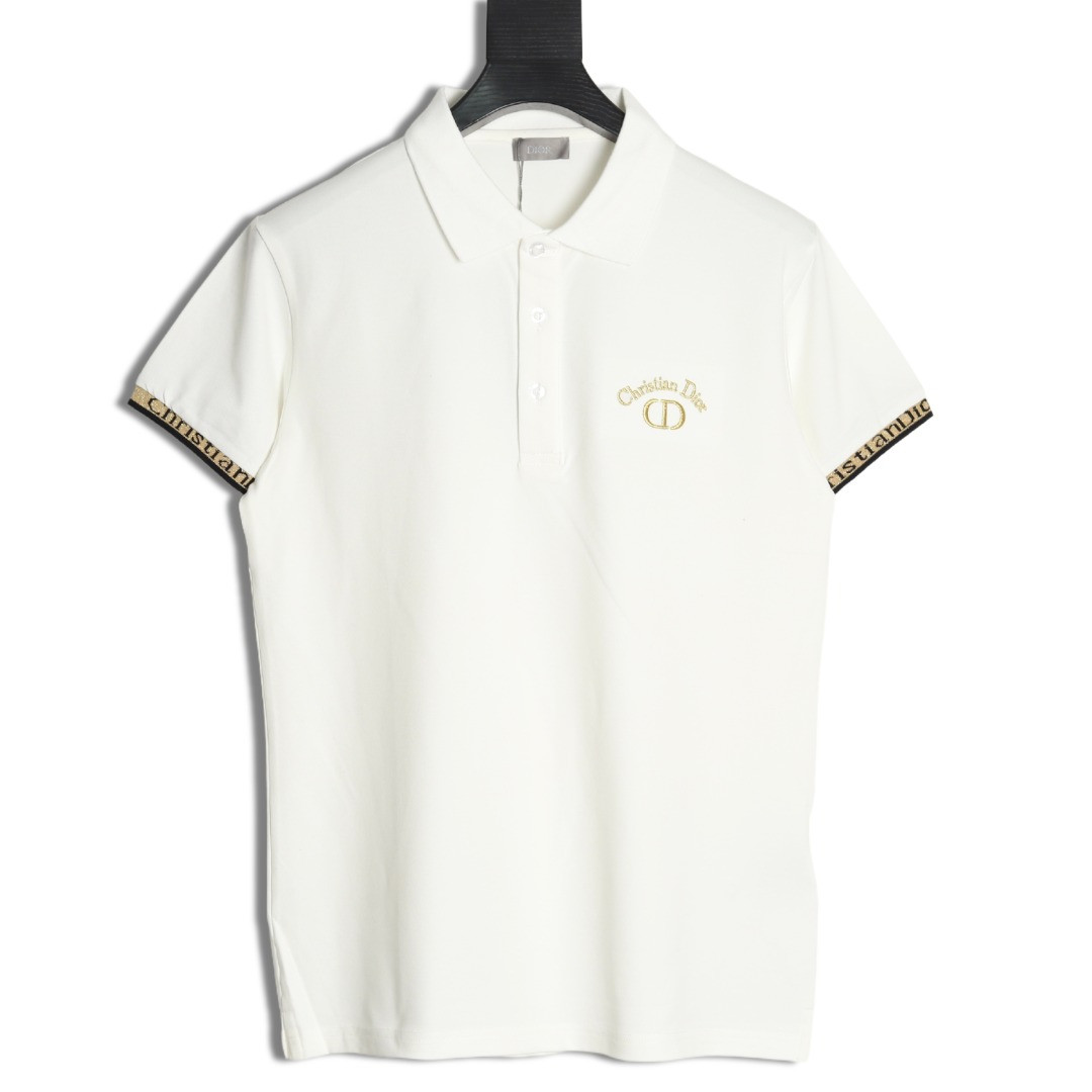 D*or 25ss short-sleeved polo shirt
