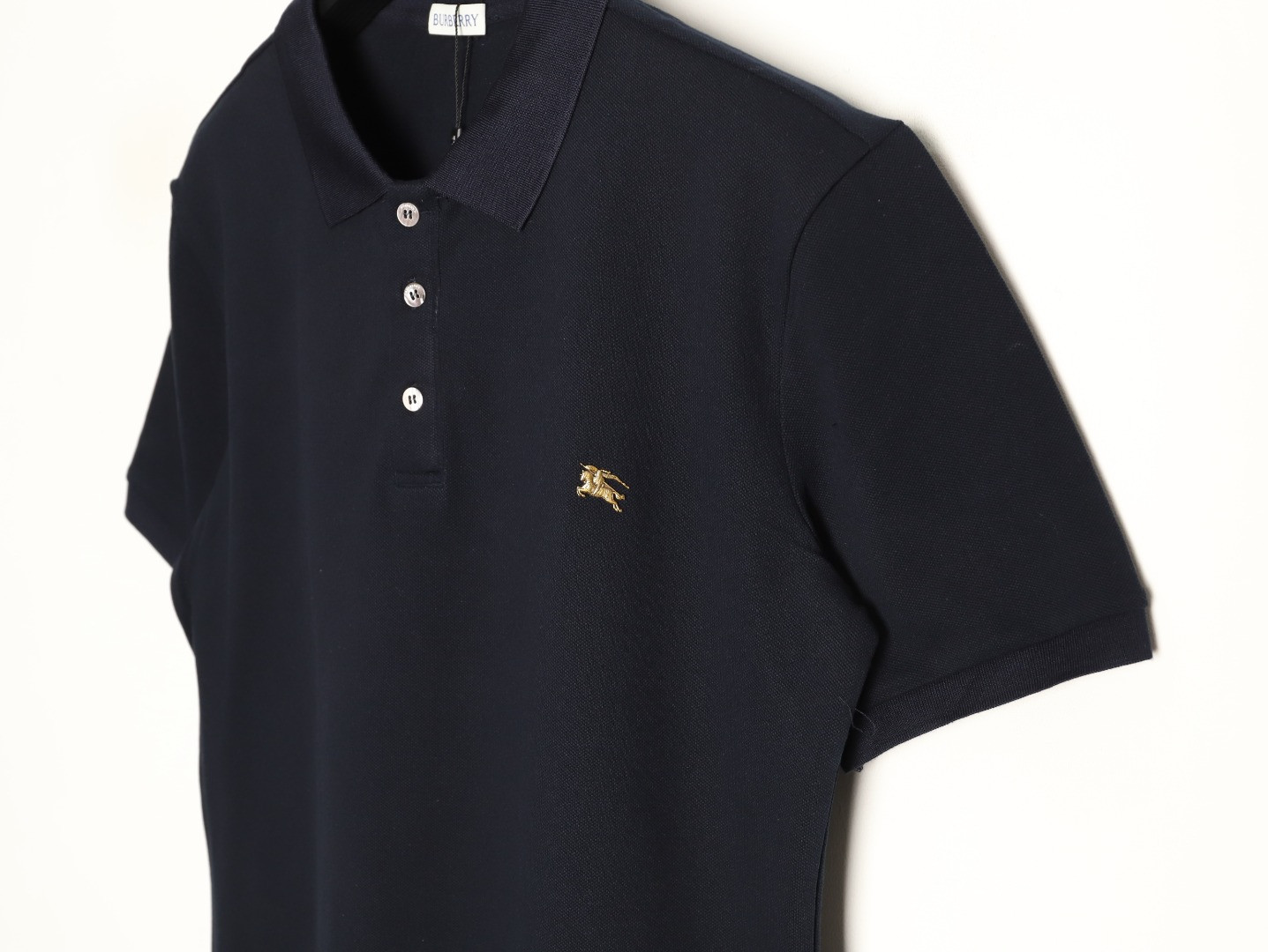 B**rry short-sleeved polo shirt dark blue